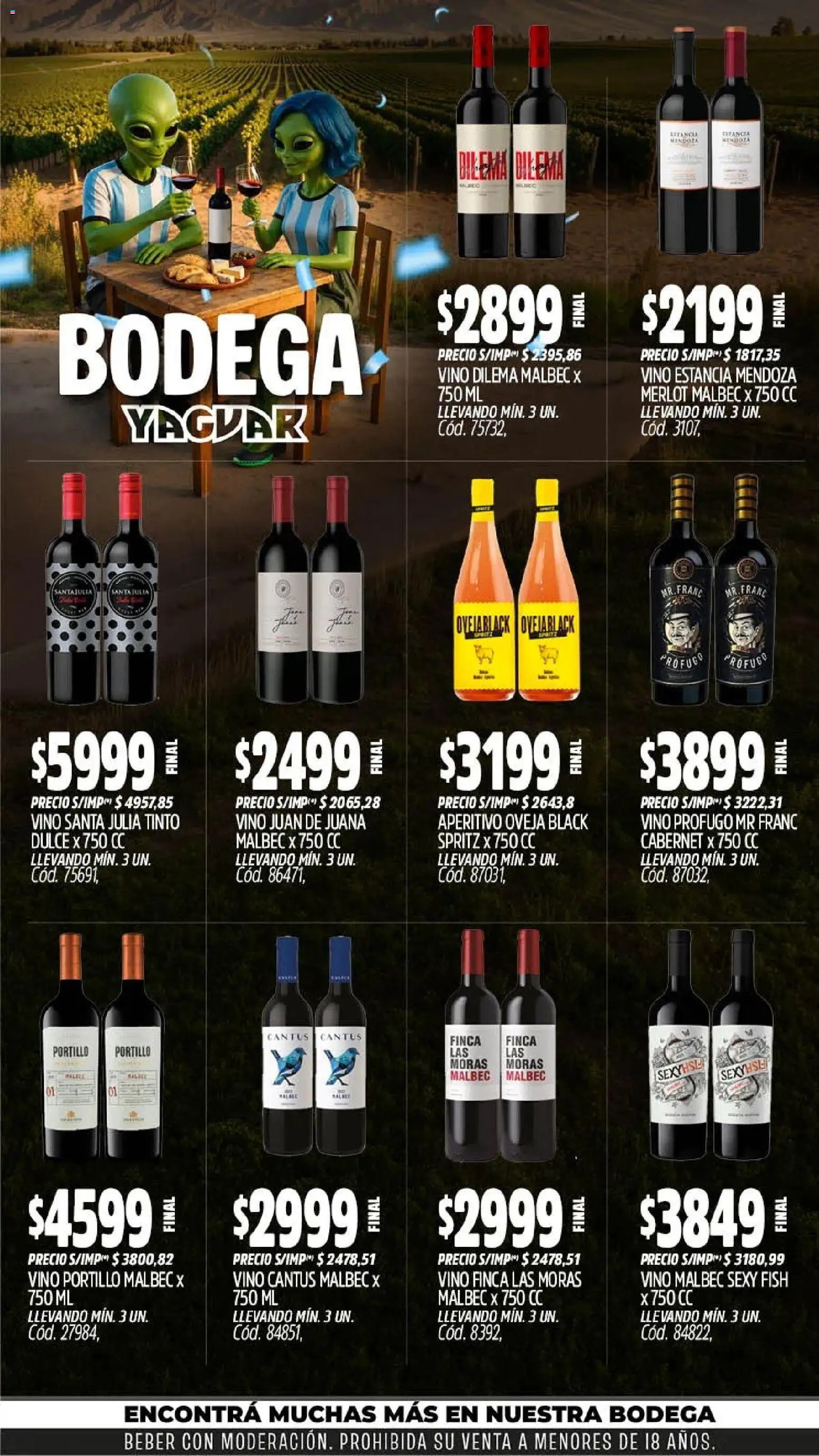 Yaguar - Oferta Semanal Mendoza │ válido desde el 06/07/2026 | Página: 5 | Productos: Vino