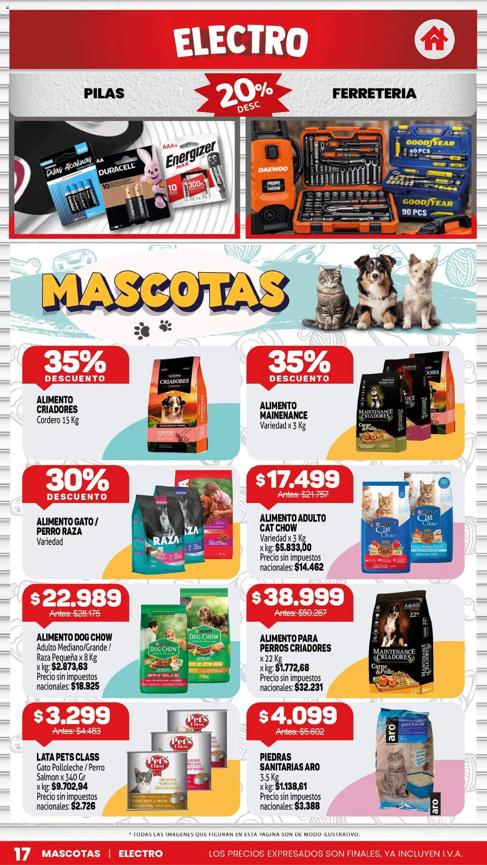 Makro ofertas │ válido desde el 16/07/2026 | Página: 17 | Productos: Pilas, Pollo, Leche, Arroz
