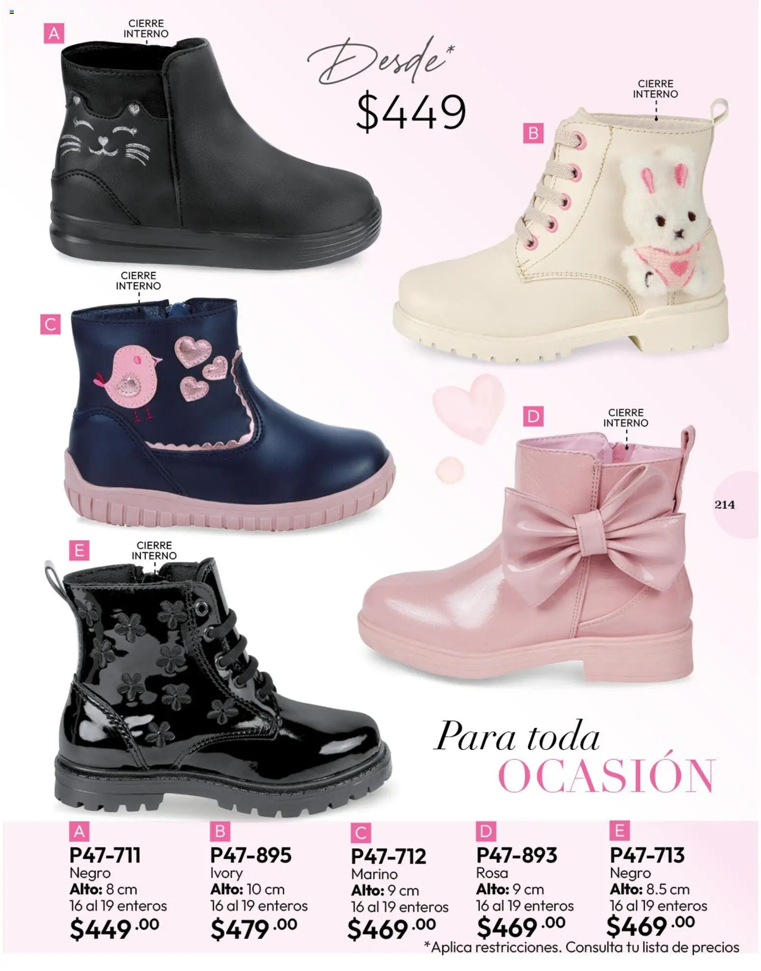 Nuevas ofertas de Cklass válidas en toda la República Mexicana desde el 11/09/2026. ¡Encuentra las mejores ofertas en Cklass catálogo Calzado Invierno! | Página: 222