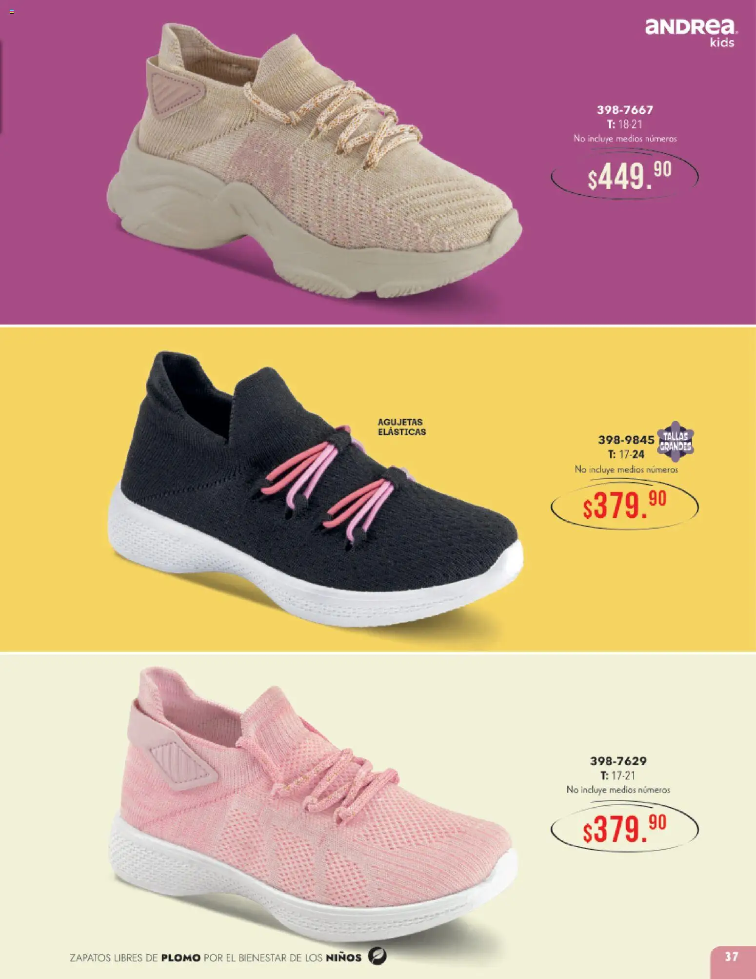 Nuevas ofertas de Andrea válidas en toda la República Mexicana desde el 23/08/2026. ¡Encuentra las mejores ofertas en Andrea catálogo Infantil! | Página: 37