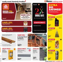 Preview of Home Hardware weekly flyer / circulaire from shop Home Hardware valid from Aug 27, 2026
