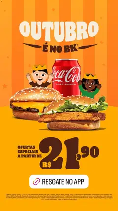 Burger King ofertas Outubro - Pré-Visualização do folheto da loja Burger King, válido de 01/10/2026
