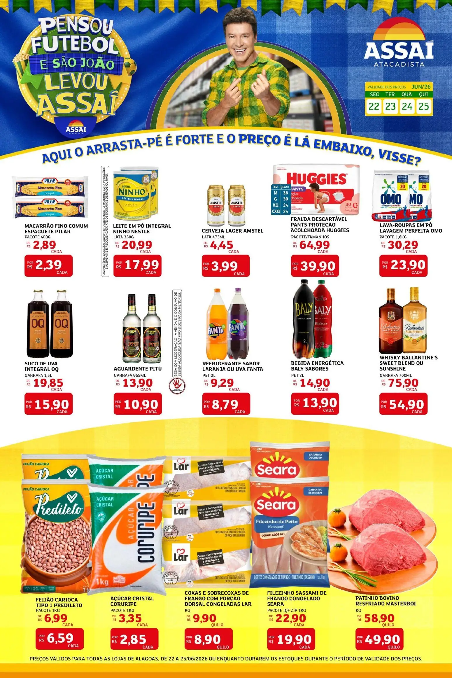 Assaí Atacadista Folheto - válido de 22/06/2026 | Página: 1