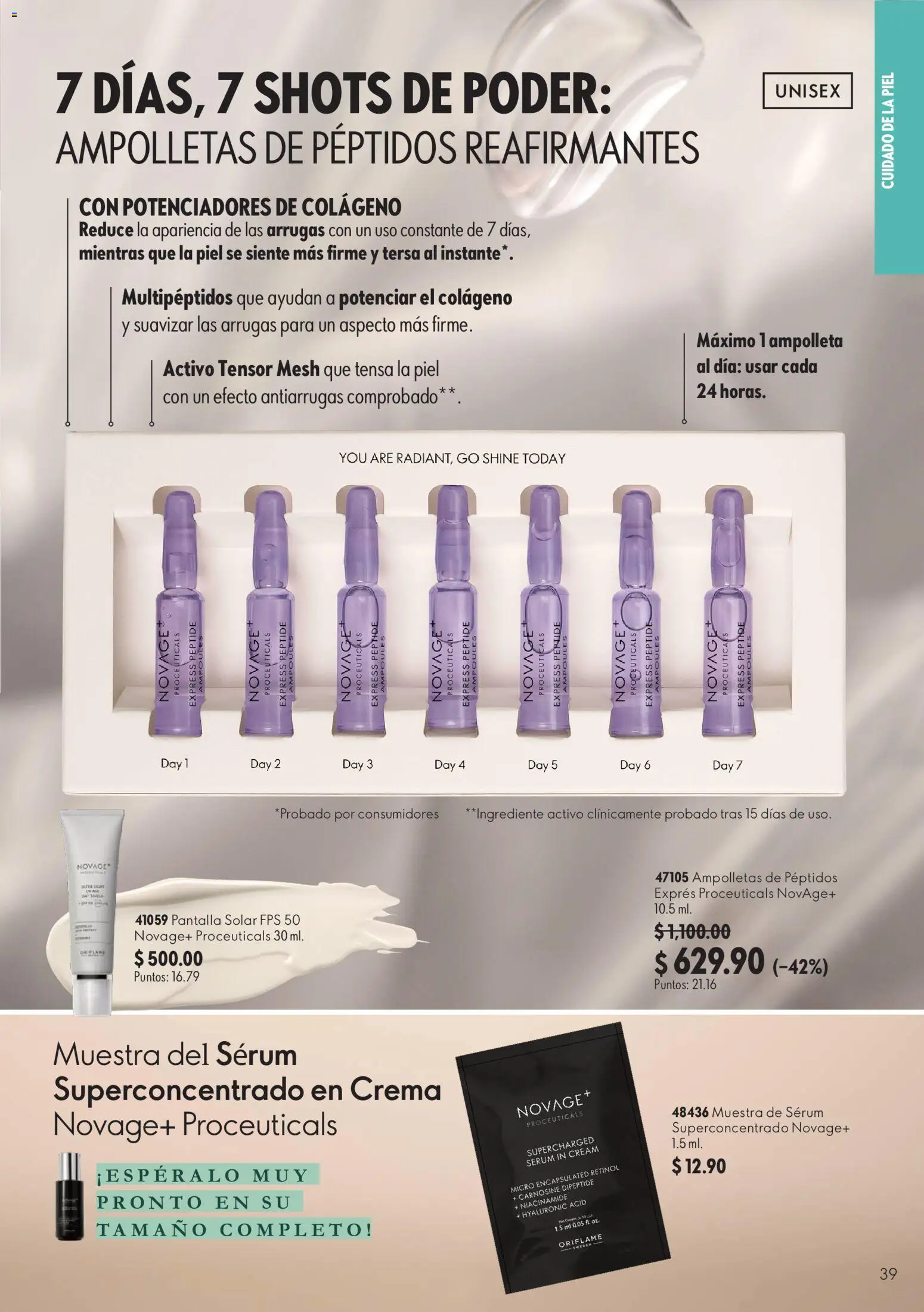Nuevas ofertas de Oriflame válidas en toda la República Mexicana desde el 03/10/2026. ¡Encuentra las mejores ofertas en Oriflame campaña 14 2026! | Página: 39