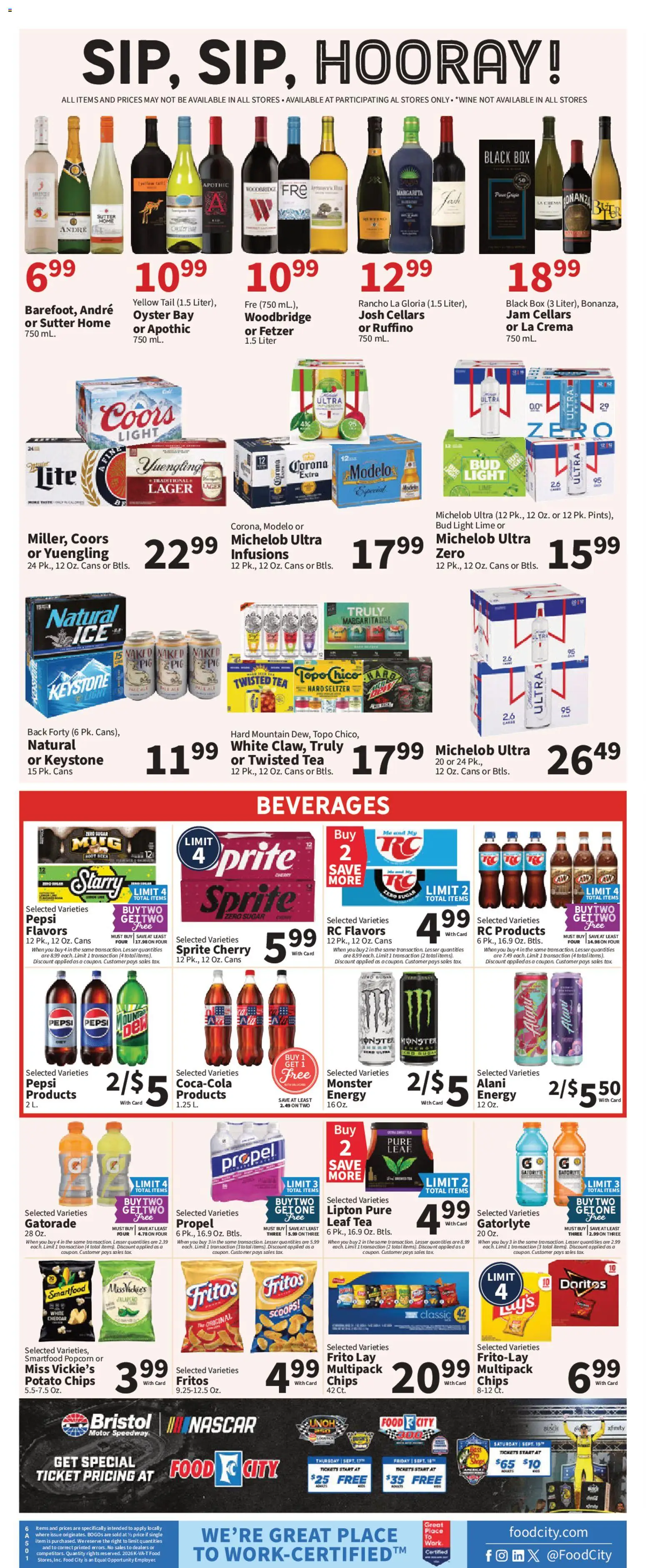 Food City Grand Opening - valid from 07/29/2026 | Page: 10 | Products: Box, Wine, Chips, Lime