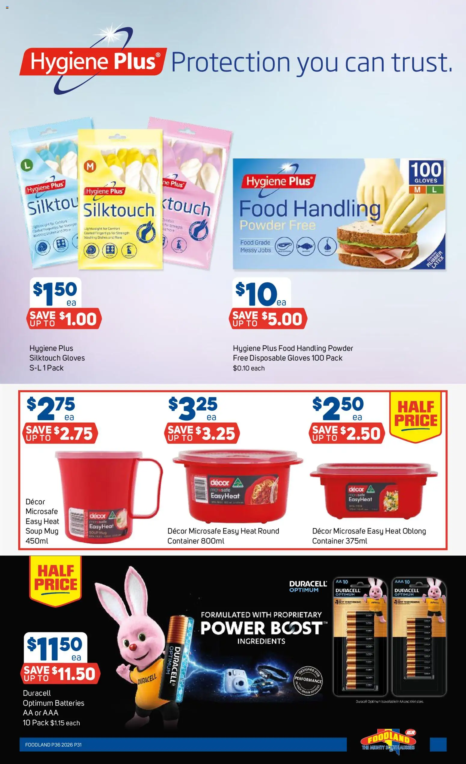 Foodland catalogue - valid from 02/09/2026 | Page: 31 | Products: Decor, Disposable gloves, Powder, Soup