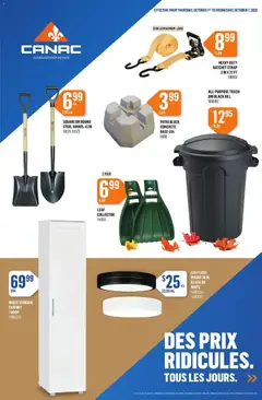 Preview of Canac weekly flyer from shop Canac valid from Oct 1, 2026