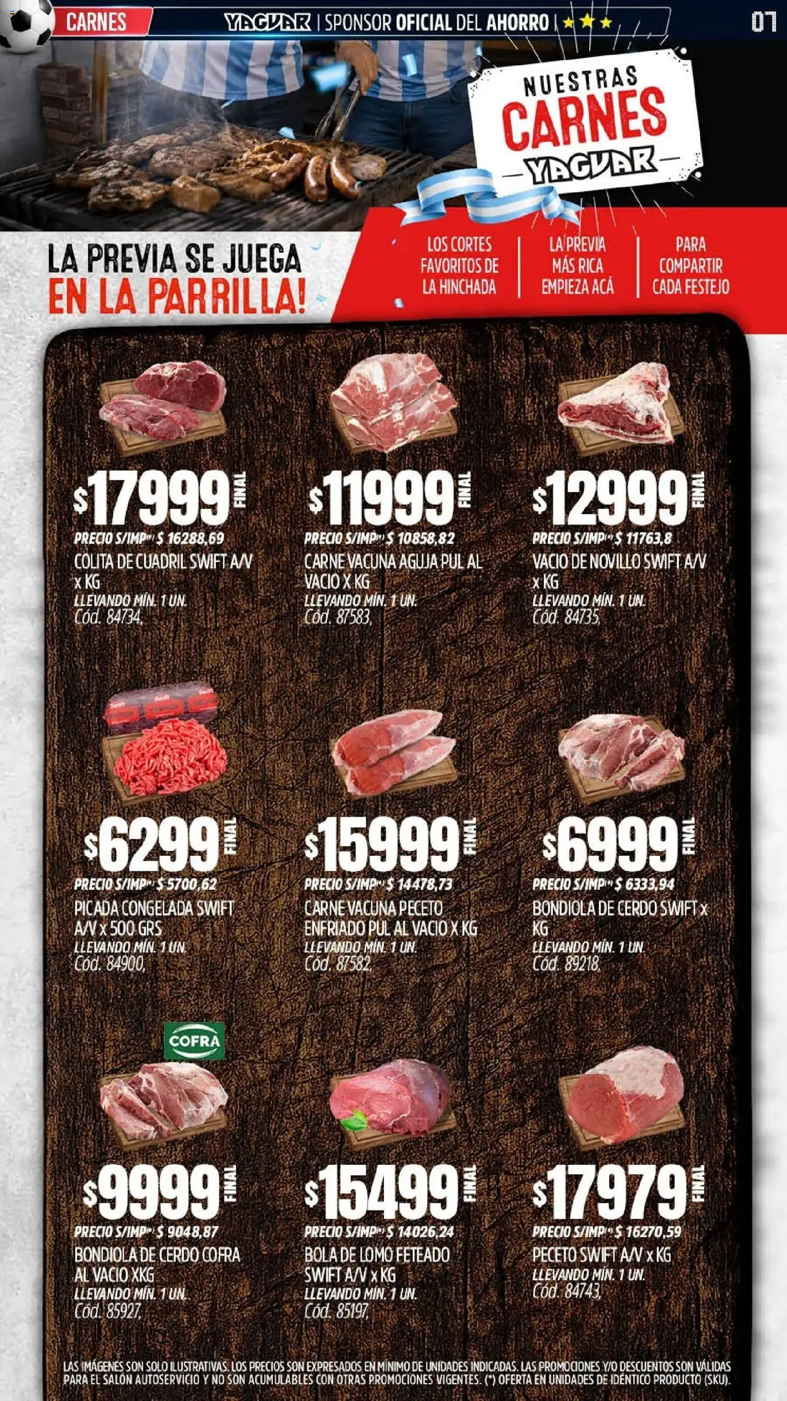 Yaguar - Oferta Semanal Misiones │ válido desde el 15.06.2026 | Página: 6 | Productos: Juega, Parrilla, Cerdo