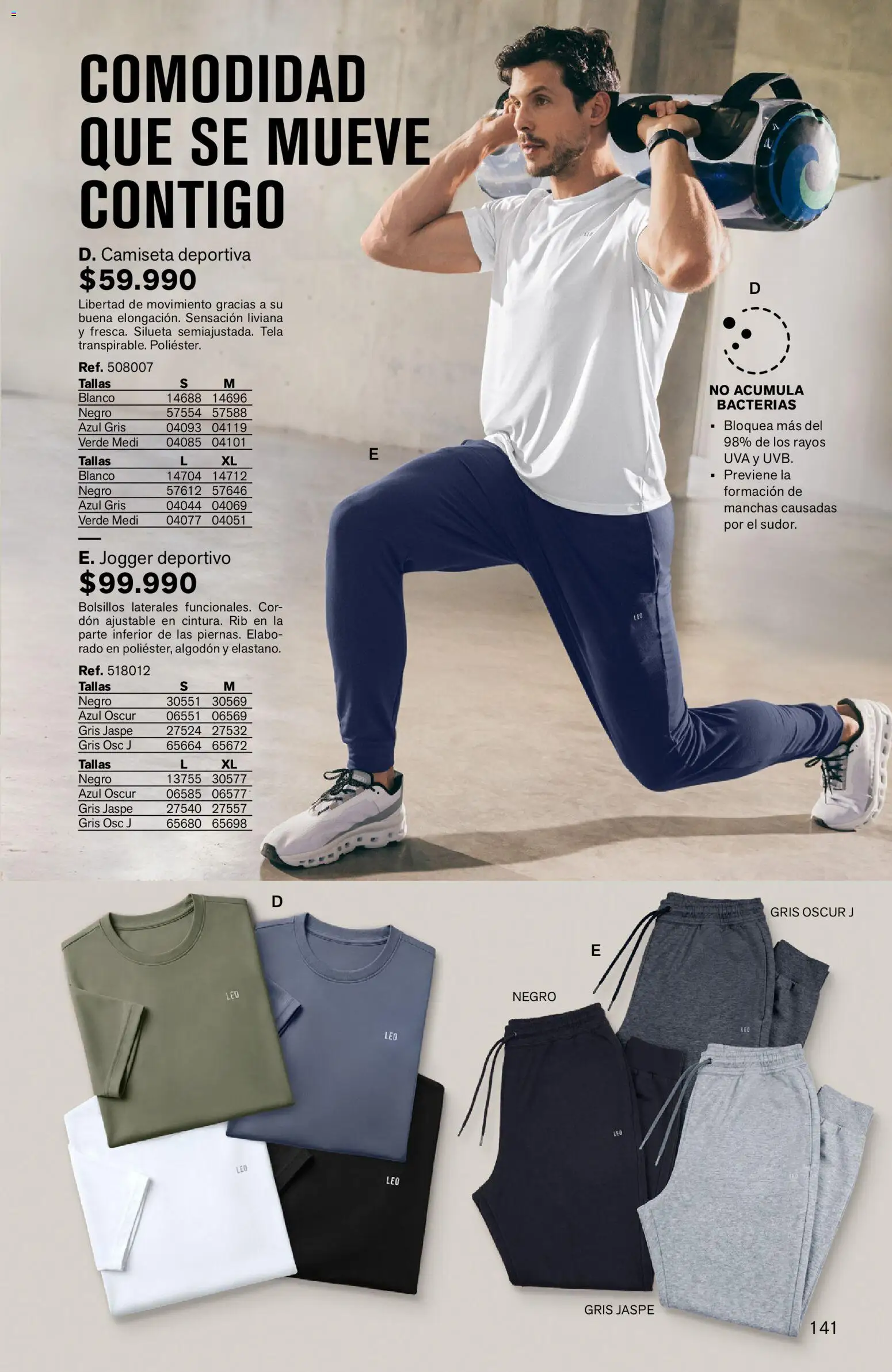 Leonisa revista - valida desde el 24/08/2026 | Página: 141 | Productos: Algodón, Bolsillos, Camiseta, Uva
