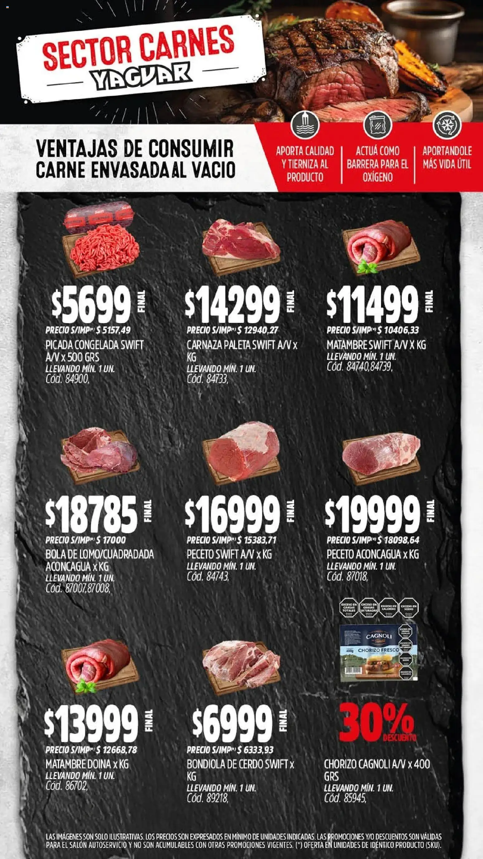 Yaguar catálogo │ válido desde el 20.04.2026 | Página: 5 | Productos: Paleta, Chorizo, Cerdo
