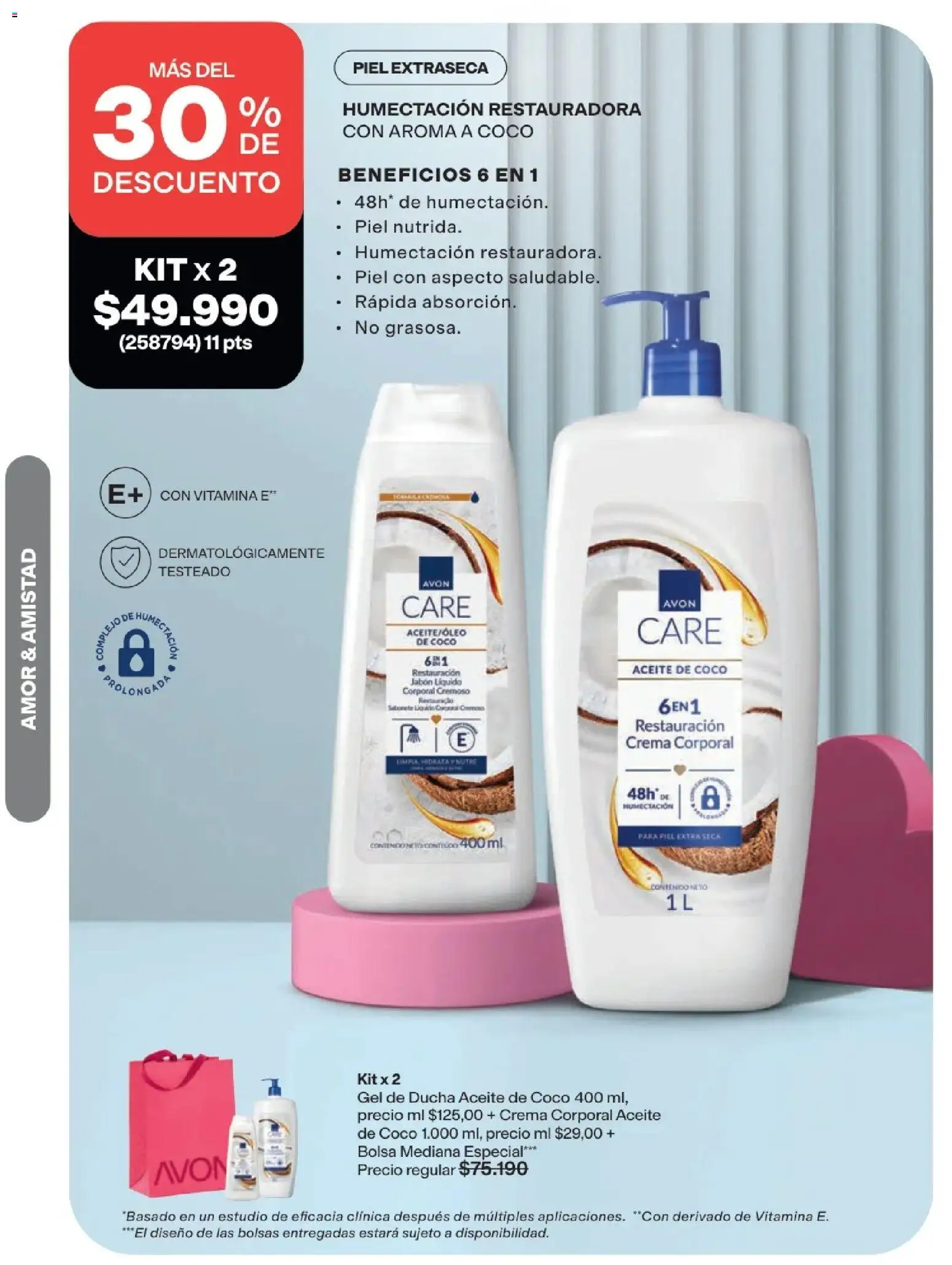 Avon revista - valida desde el 29/07/2026 | Página: 38 | Productos: Bolsa, Ducha, Jabón, Gel de ducha