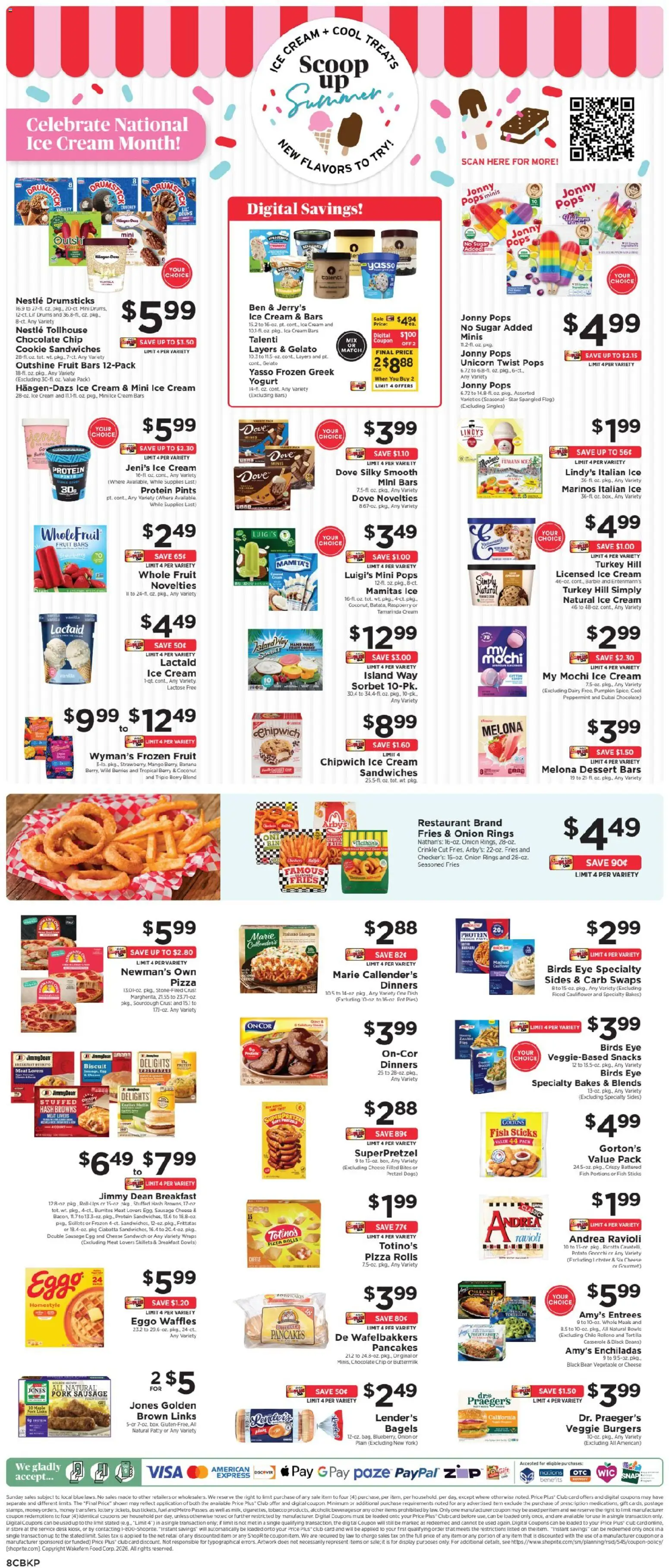ShopRite Weekly Ad - valid from 07/05/2026 | Page: 10 | Products: Peppermint, Berries, Cheese, Yogurt