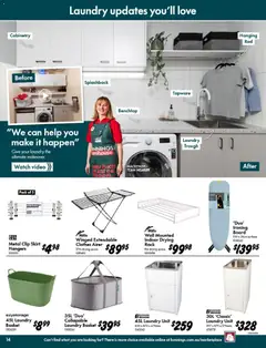 Preview of Bunnings D.I.Y. Made Easy - valid from 01/07/2026 | Page: 14 | Products: Basket, Clip, Watch, Laundry