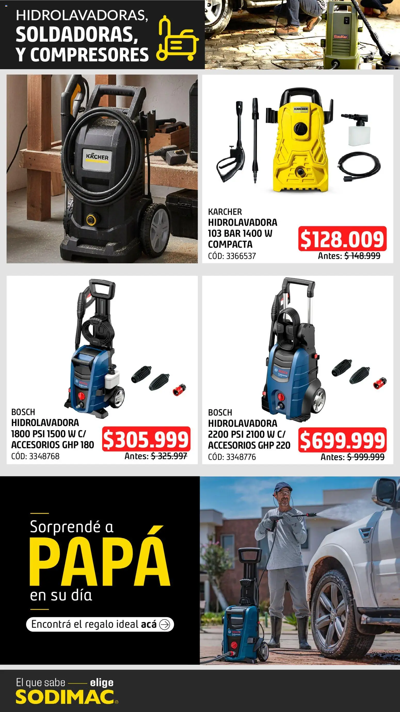 Sodimac catálogo │ válido desde el 16.06.2026 | Página: 10 | Productos: Papa, Hidrolavadora