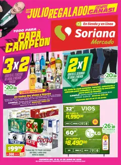 Vista previa de Soriana Julio Regalado Mercado Nacional, nuevo folleto de la tienda, válido en México a partir del 19.06.2026