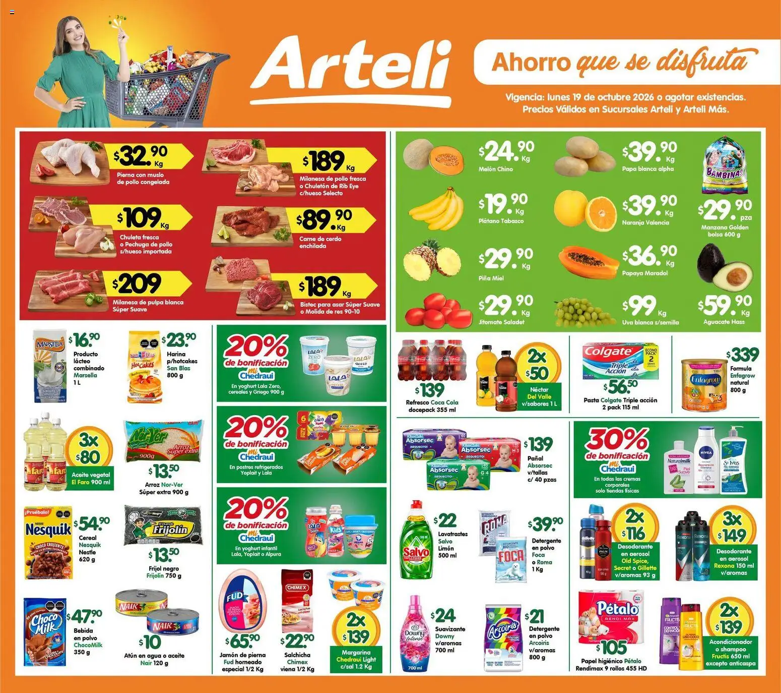 Nuevas ofertas de Arteli válidas en toda la República Mexicana desde el 19/10/2026. ¡Encuentra las mejores ofertas en Arteli folleto Tuxpan! | Página: 1
