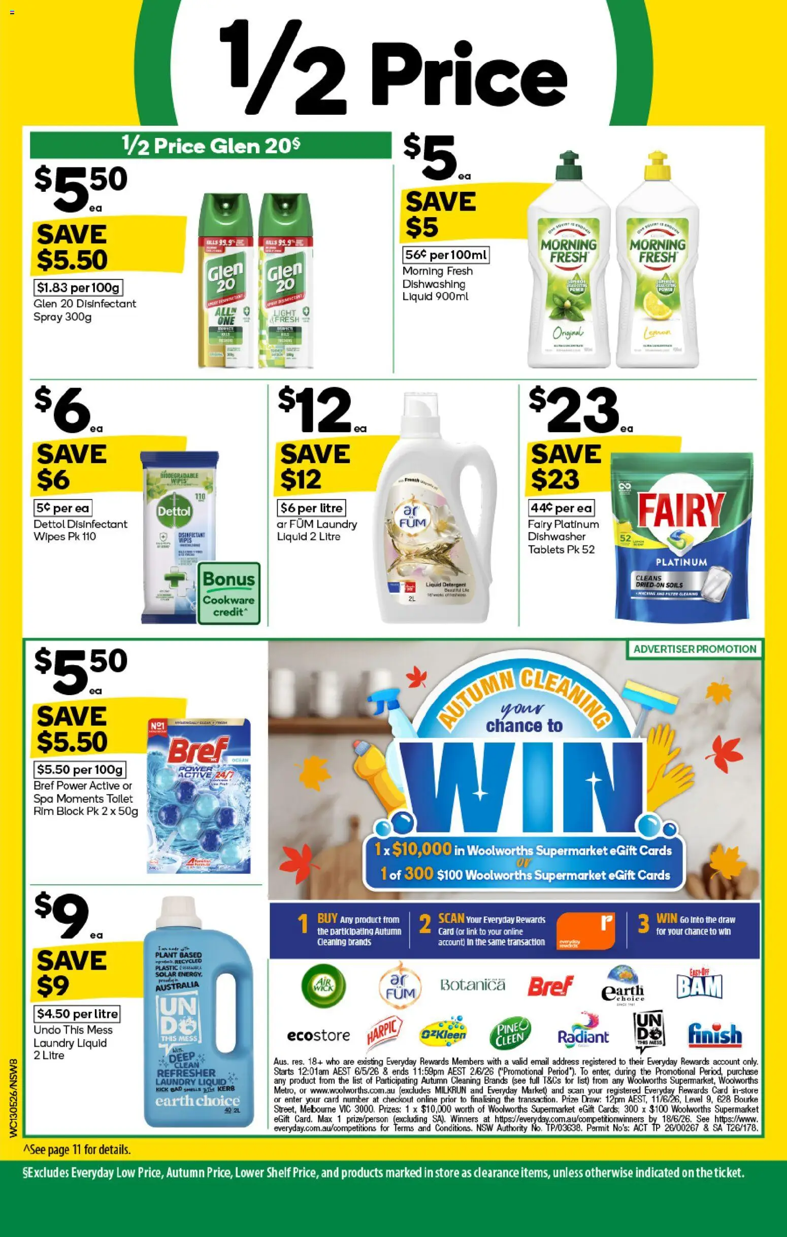 Woolworths catalogue - valid from 13.05.2026 | Page: 8 | Products: Light, Lemon, Laundry, Tablets