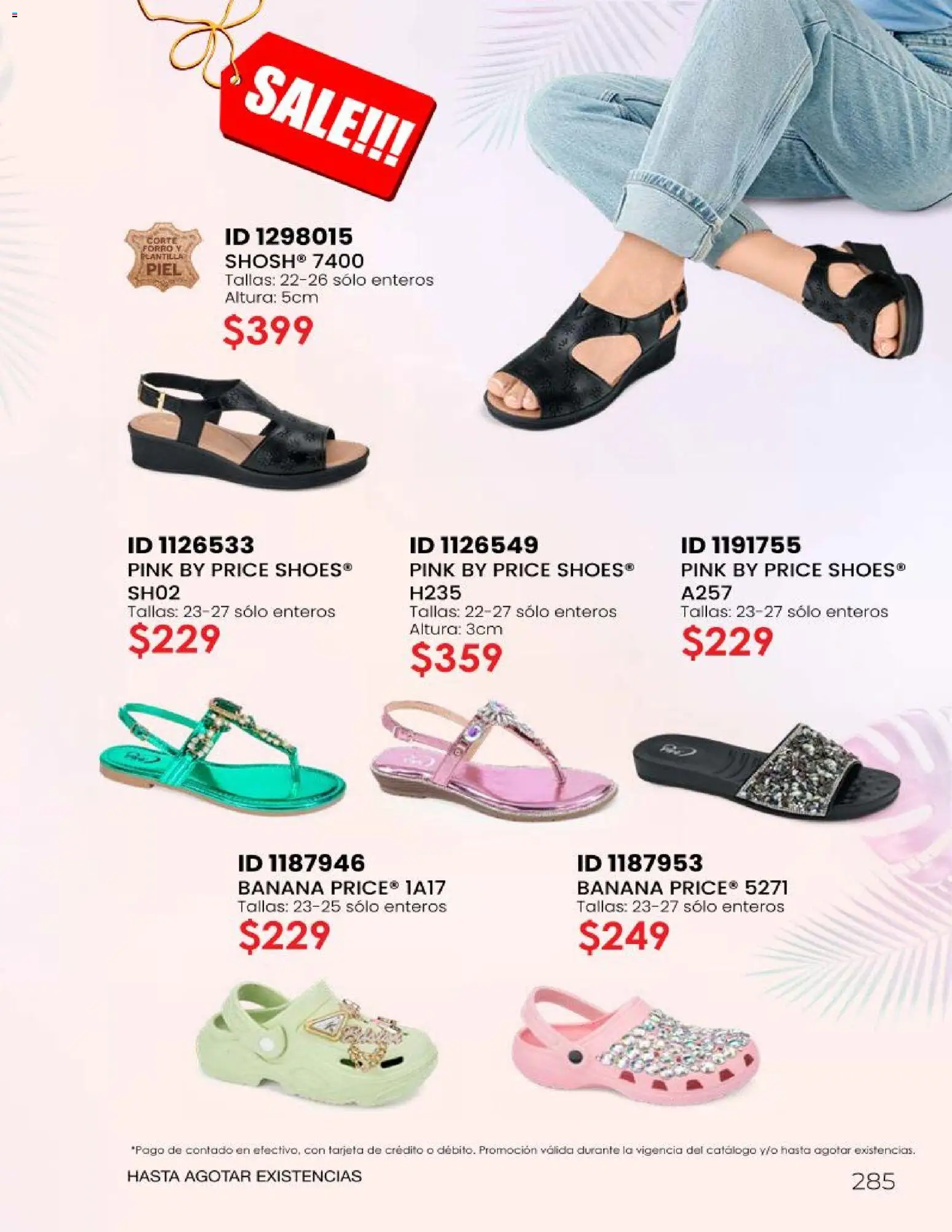 Nuevas ofertas de Price Shoes válidas en toda la República Mexicana desde el 23/06/2026. ¡Encuentra las mejores ofertas en Price Shoes catálogo Sandalias 2026! | Página: 285