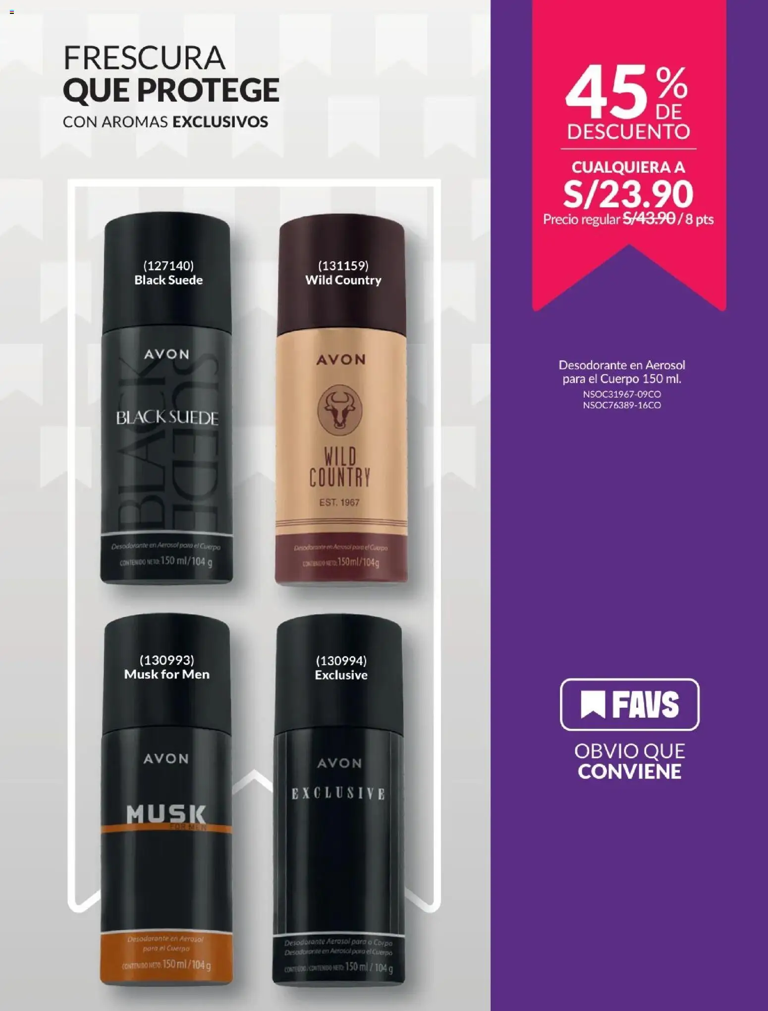 Catálogo Avon válido desde 21/04/2026 | Página: 171 | Productos: Desodorante
