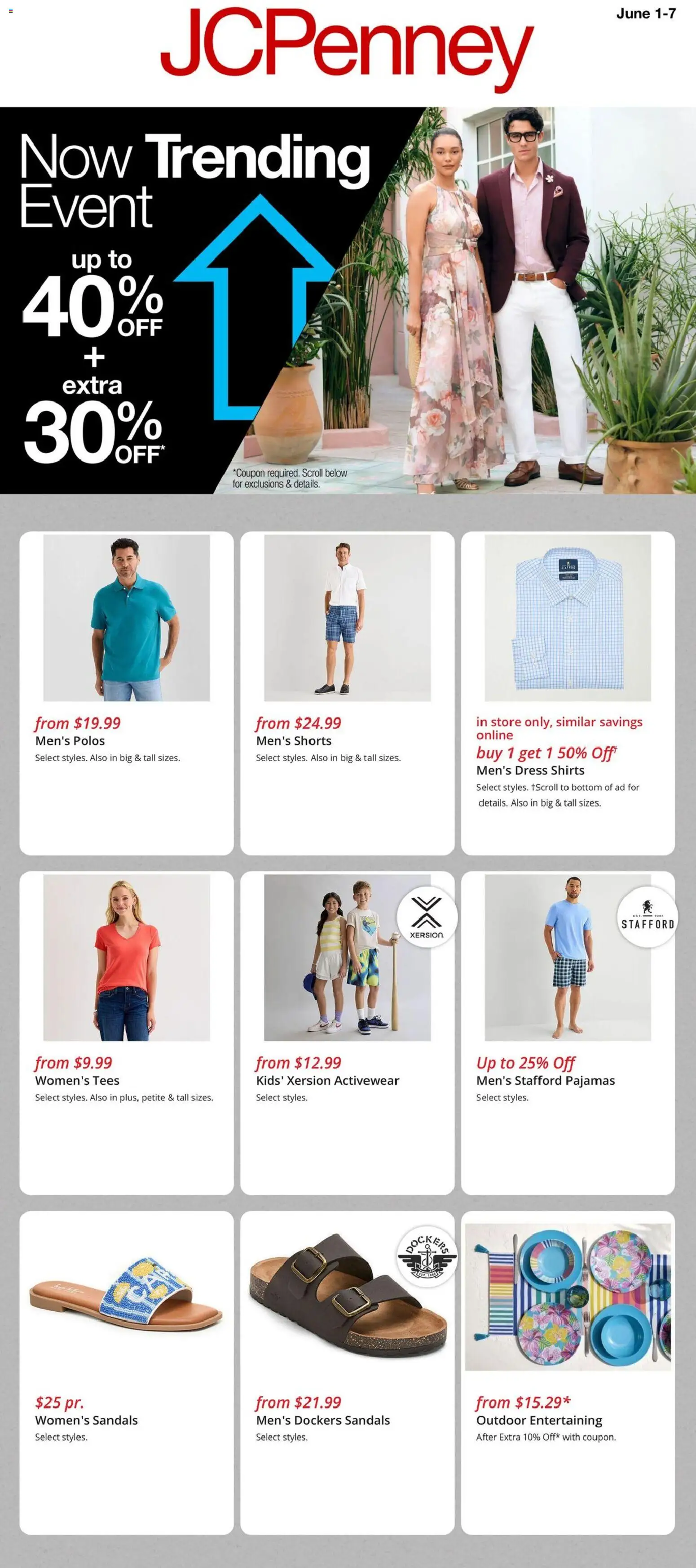 The new JCPenney flyer is now online. See all June offers on your mobile and save! | United States
