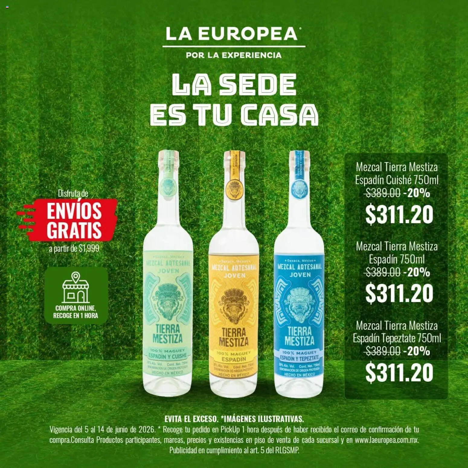 Nuevas ofertas de La Europea válidas en toda la República Mexicana desde el 05.06.2026. ¡Encuentra las mejores ofertas en La Europea catálogo La sede es tu casa! | Página: 4