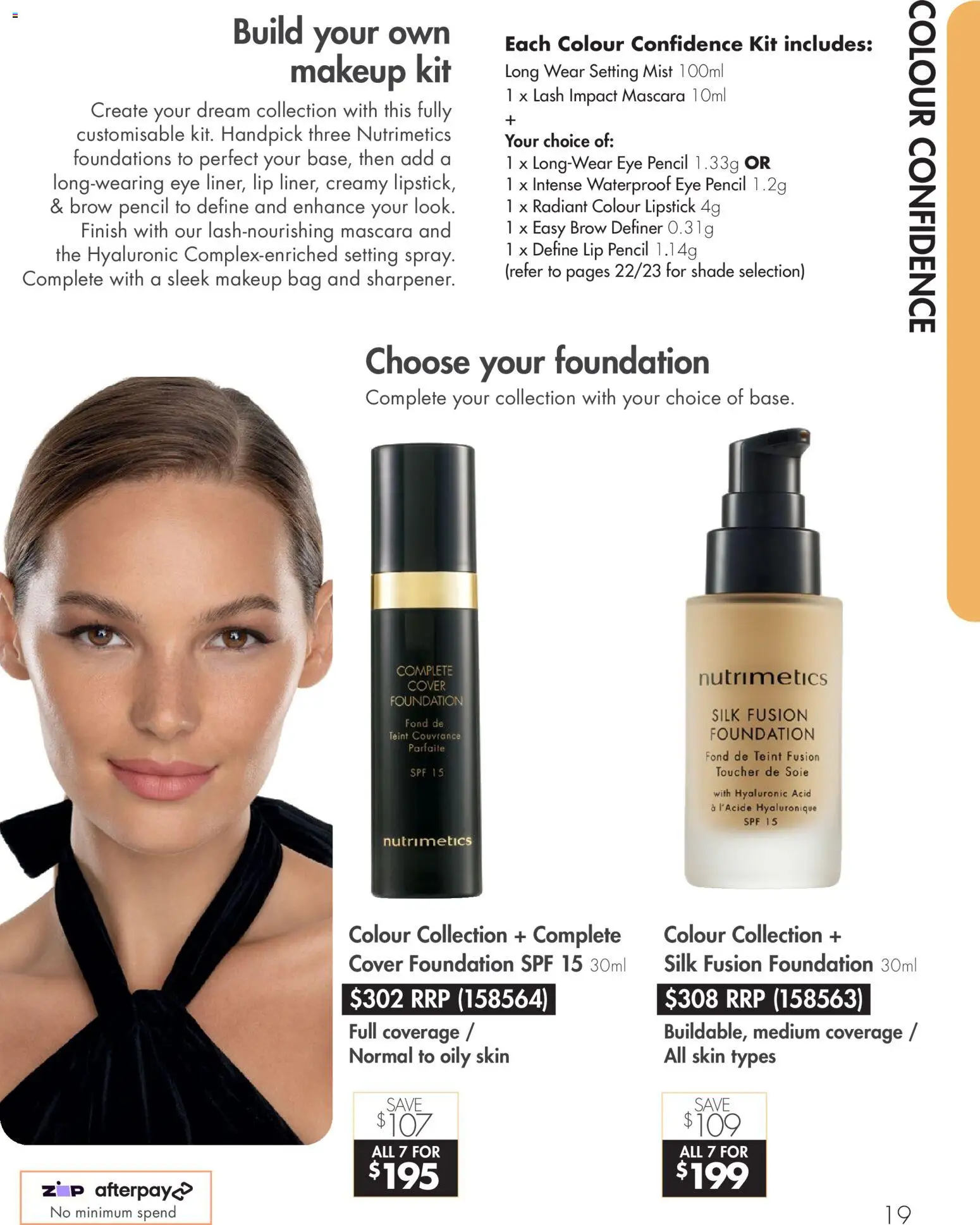 Nutrimetics catalogue - valid from 01/01/2026 | Page: 19 | Products: Eye pencil, Makeup, Foundation, Bag