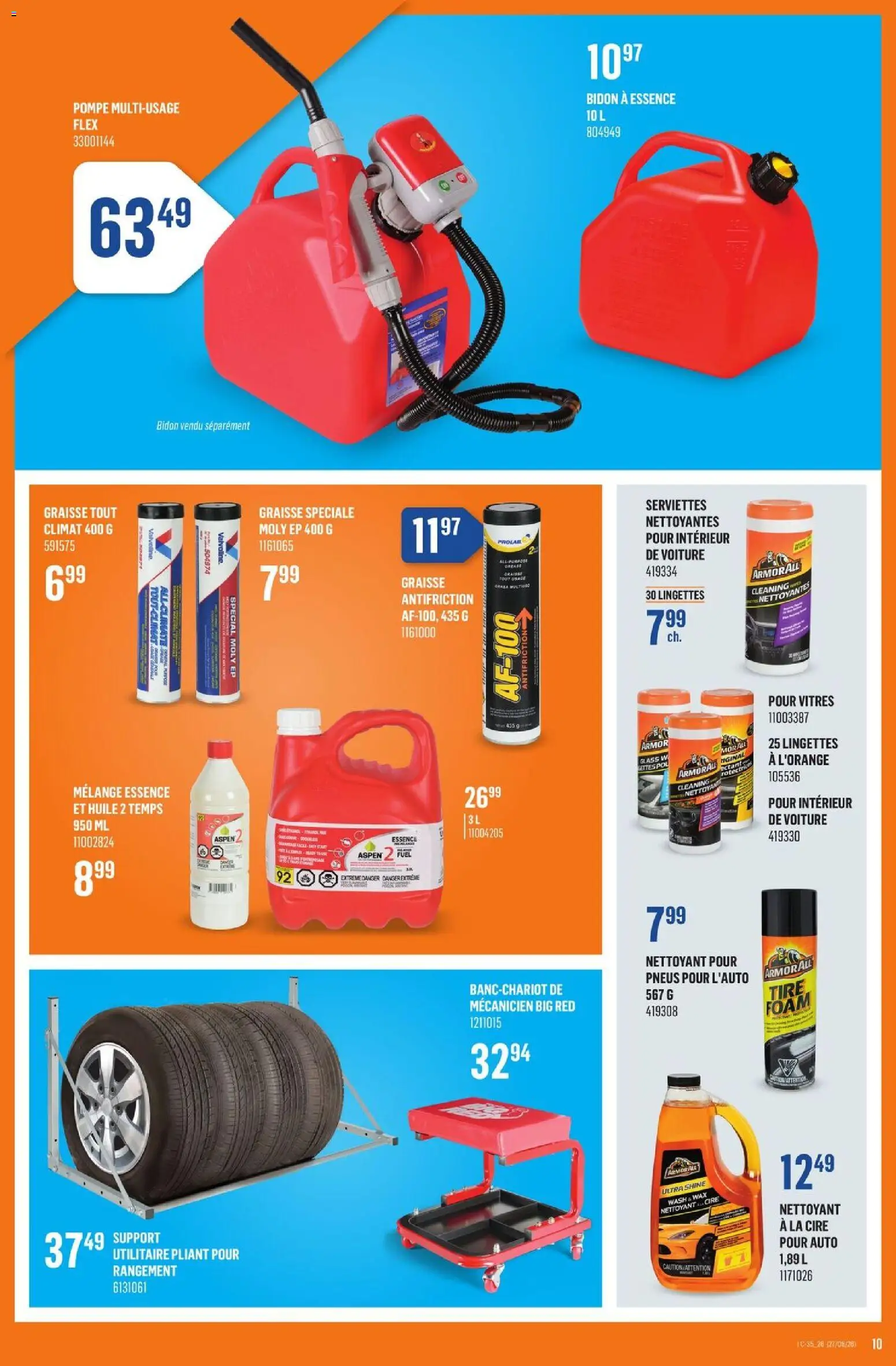 Canac flyer valid from Aug 27, 2026 | Page: 10 | Products: Foam