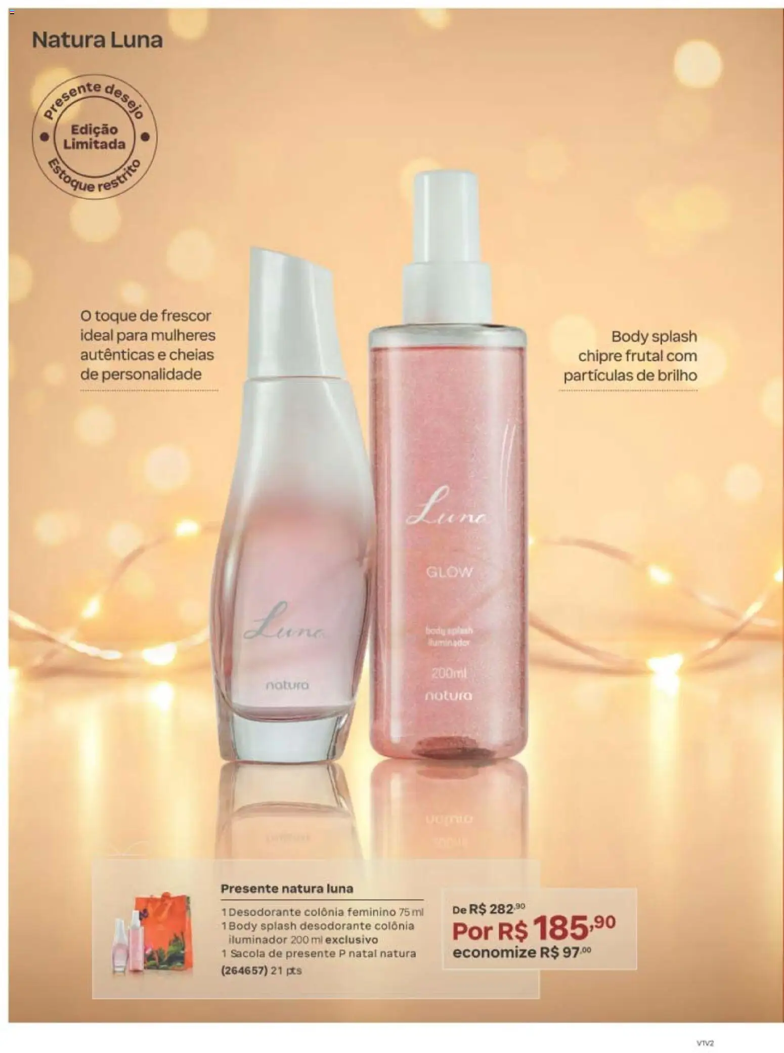Natura Folheto - válido de 12/10/2026 | Página: 16 | Produtos: Desodorante, Iluminador, Sacola, Body