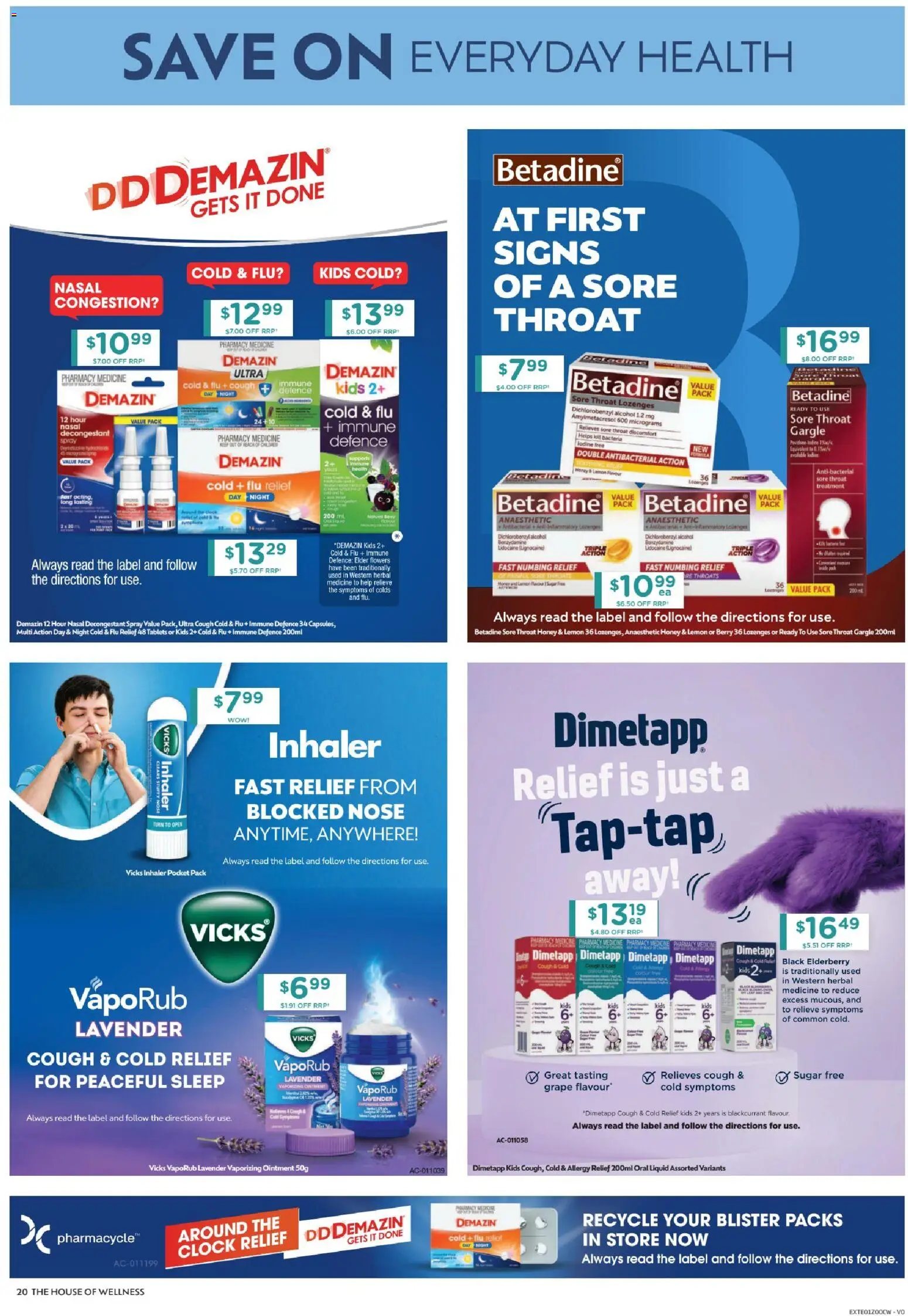 Chemist Warehouse catalogue - valid from 09/07/2026 | Page: 20 | Products: Sugar, Lemon, Clock, Treatment