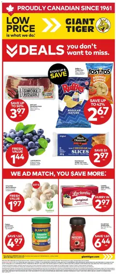 Preview of Giant Tiger weekly flyer from shop Giant Tiger valid from Jul 22, 2026