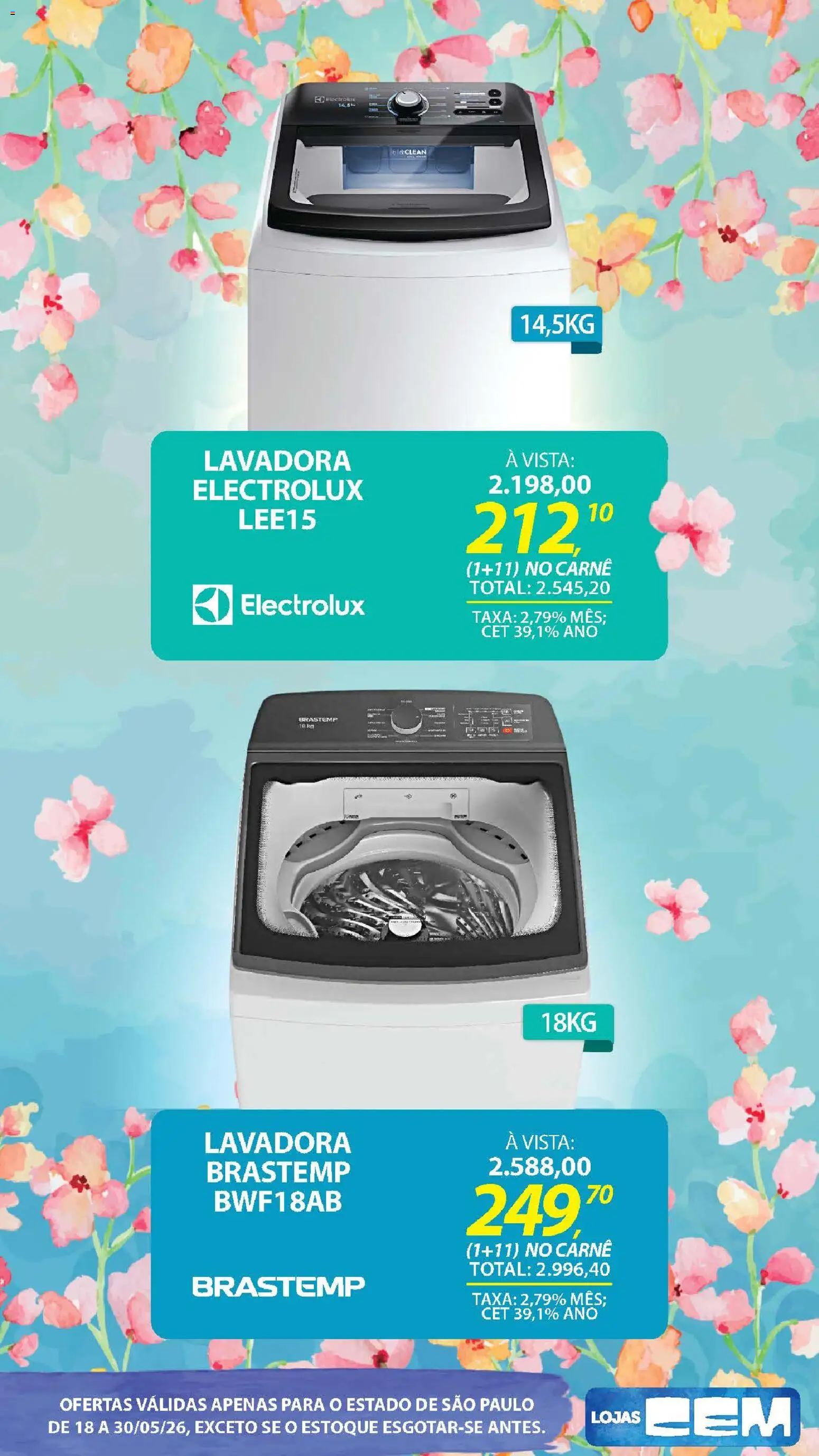 Lojas Cem - Ofertas atuais de 18/05/2026 ? Não perca as melhores promoções! | Brasil