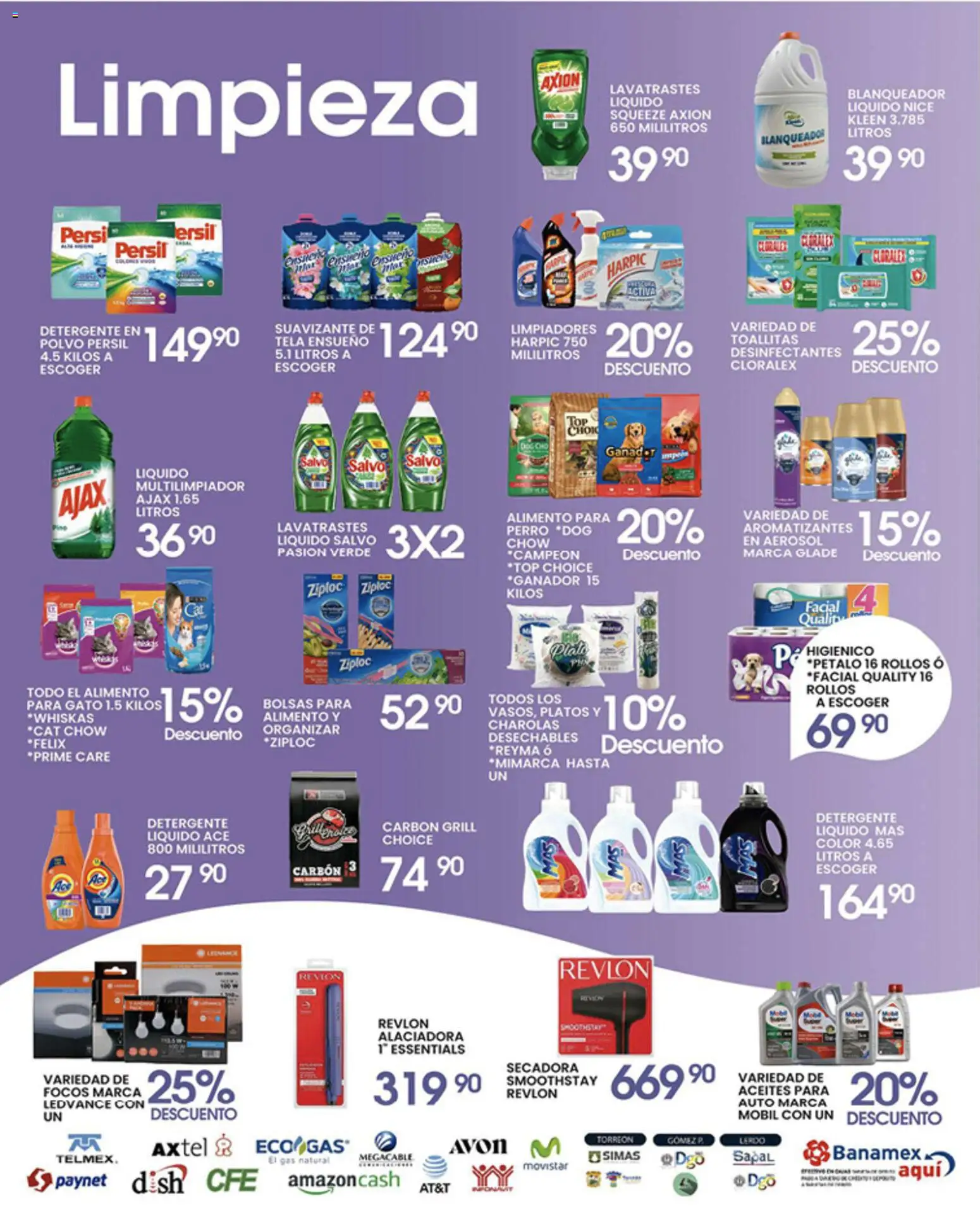 Nuevas ofertas de Alsuper válidas en toda la República Mexicana desde el 08.05.2026. ¡Encuentra las mejores ofertas en Alsuper folleto Laguna! | Página: 5 | Productos: Detergente, Secadora, Suavizante, Polvo