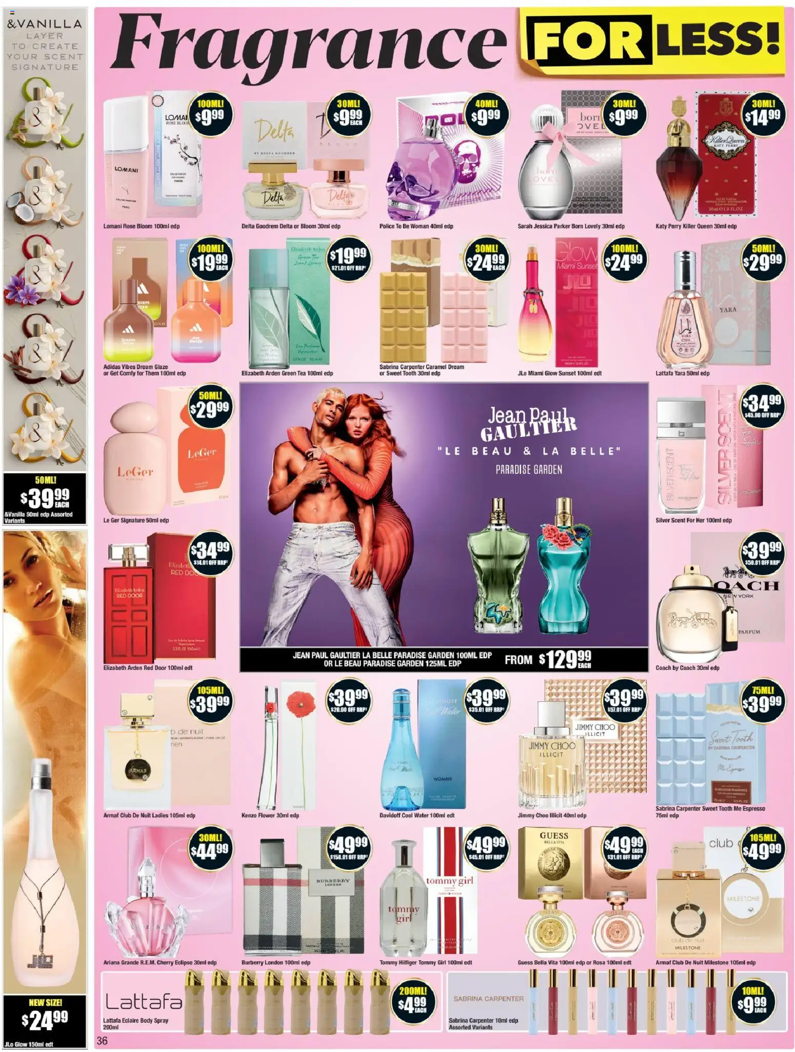 Chemist Warehouse catalogue - valid from 23/07/2026 | Page: 36 | Products: Door, Fragrance, Tea, Water