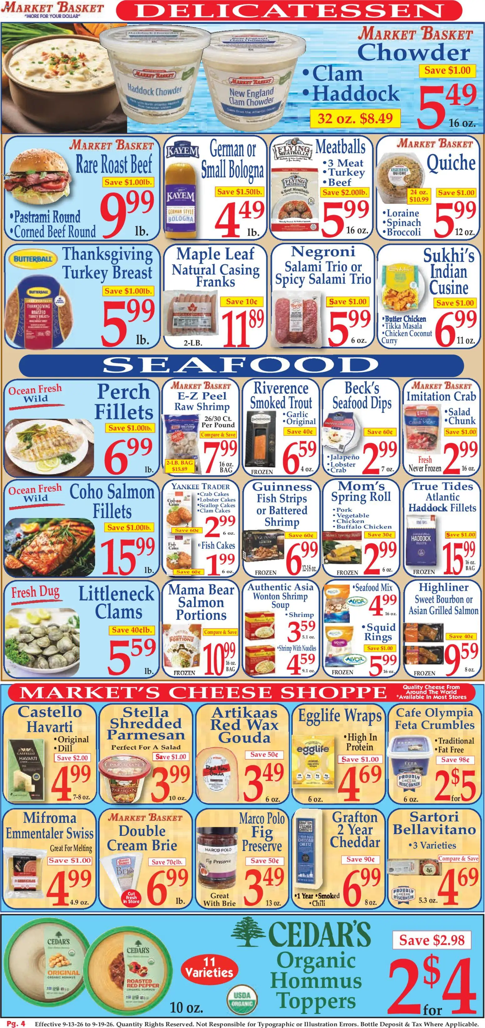 Market Basket Ad - valid from 09/13/2026 | Page: 4
