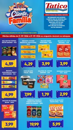 Tatico - Ofertas da semana - Pré-Visualização do folheto da loja Tatico, válido de 21/09/2026 | Página: 4 | Produtos: Abacaxi, Batata, Cookies, Goiabada