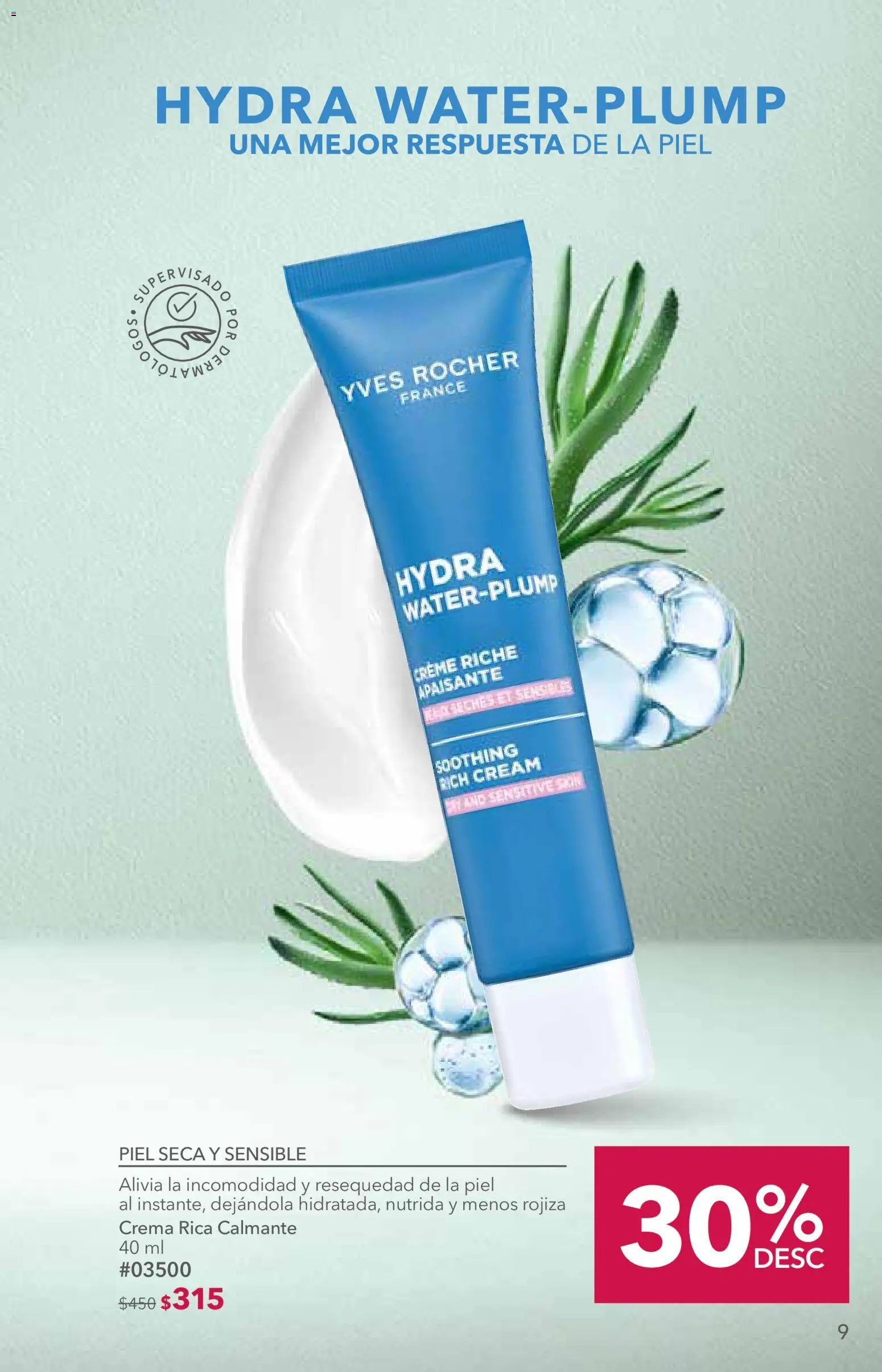 Nuevas ofertas de Yves Rocher válidas en toda la República Mexicana desde el 02/06/2026. ¡Encuentra las mejores ofertas en Yves Rocher campaña 8 2026! | Página: 9 | Productos: Crema