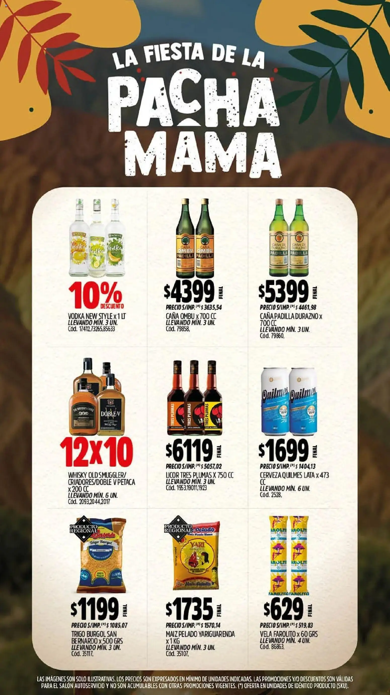 Yaguar - Oferta Semanal Salta │ válido desde el 20/07/2026 | Página: 3 | Productos: Vodka, Whisky, Durazno, Maiz