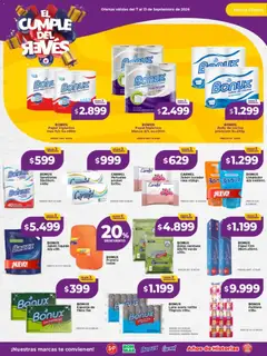 Vista previa Vital - Especial nuestras marcas válido desde el 07/09/2026 | Página: 3 | Productos: Bolsa, Servilletas, Jabón líquido, Esponja