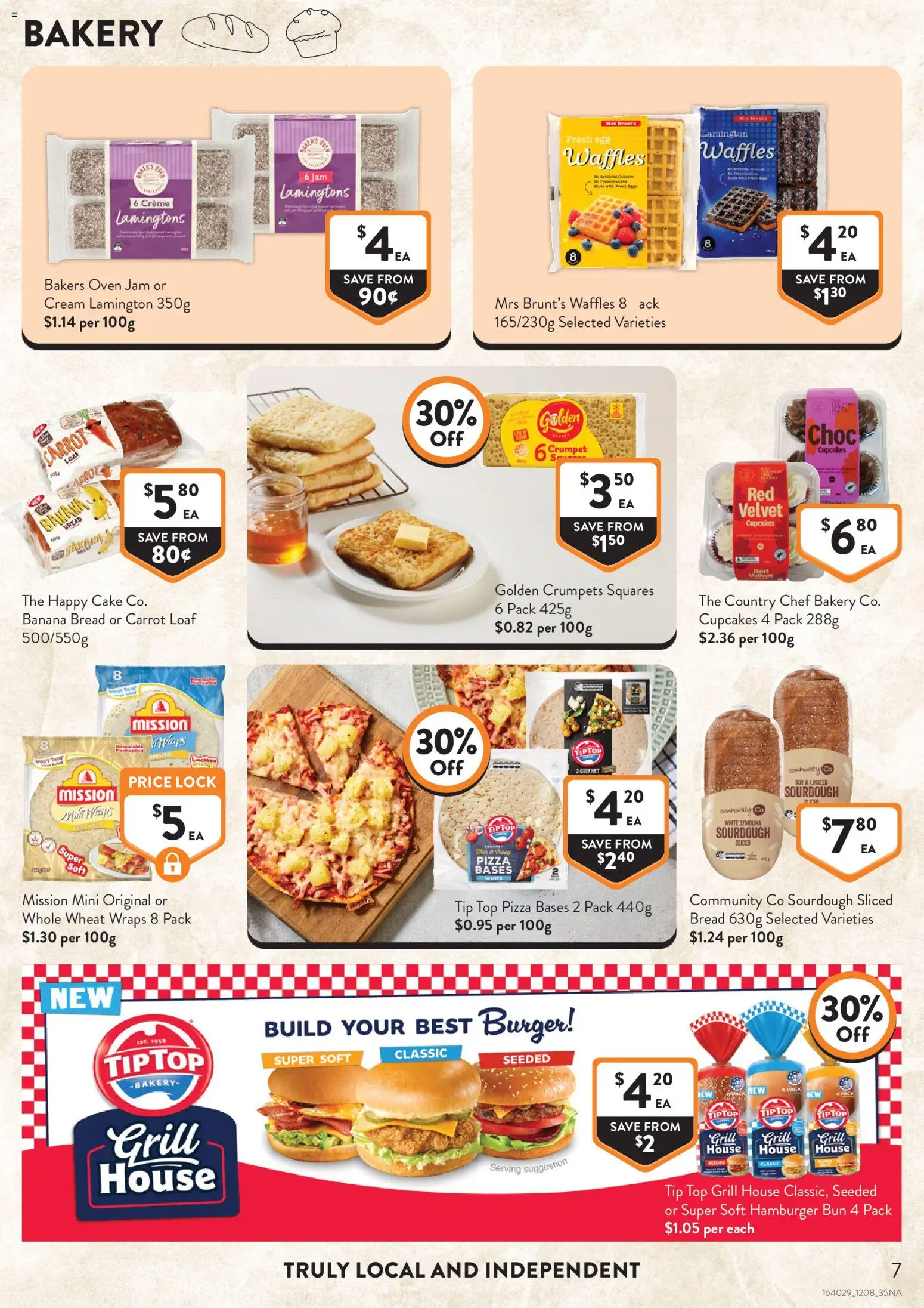 Foodworks catalogue - valid from 12/08/2026 | Page: 7 | Products: Semolina, Cream, Wheat, Lamingtons