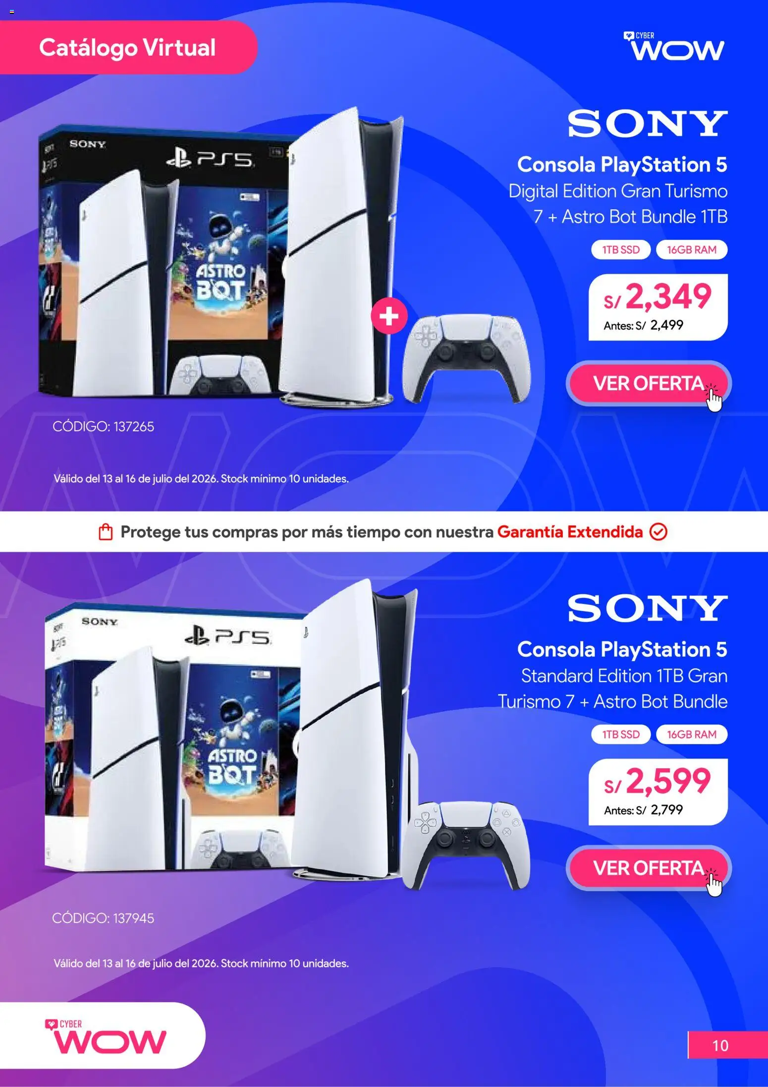 Catálogo Hiraoka válido desde 13/07/2026 | Página: 11 | Productos: Playstation