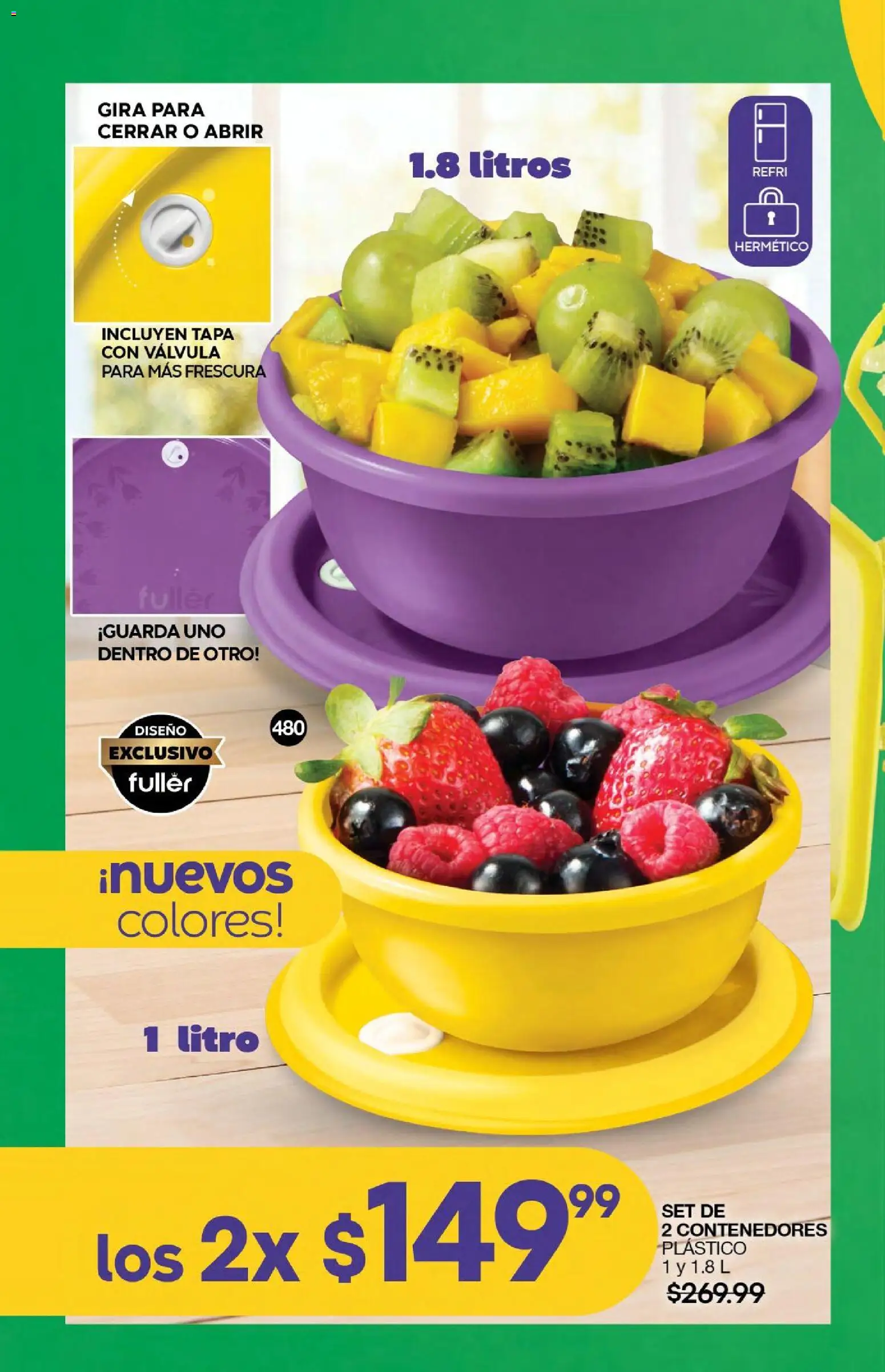 Nuevas ofertas de Fuller válidas en toda la República Mexicana desde el 24.06.2026. ¡Encuentra las mejores ofertas en Fuller campaña 6 2026! | Página: 97 | Productos: Válvula