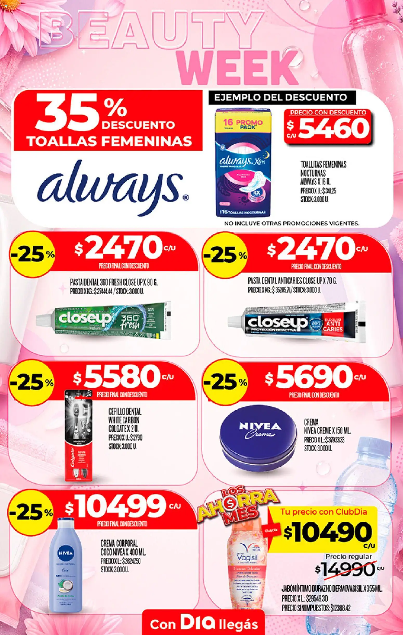 Supermercado DIA Especial Beauty Week │ válido desde el 16/09/2026 | Página: 2 | Productos: Toallas, Coco, Pasta, Crema