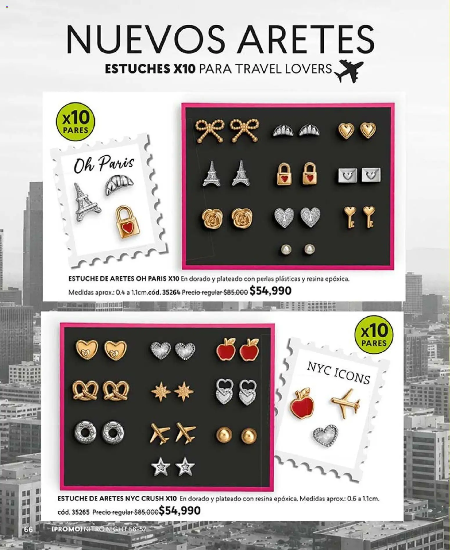 CyZone revista - valida desde el 07/09/2026 | Página: 66 | Productos: Estuche, Aretes