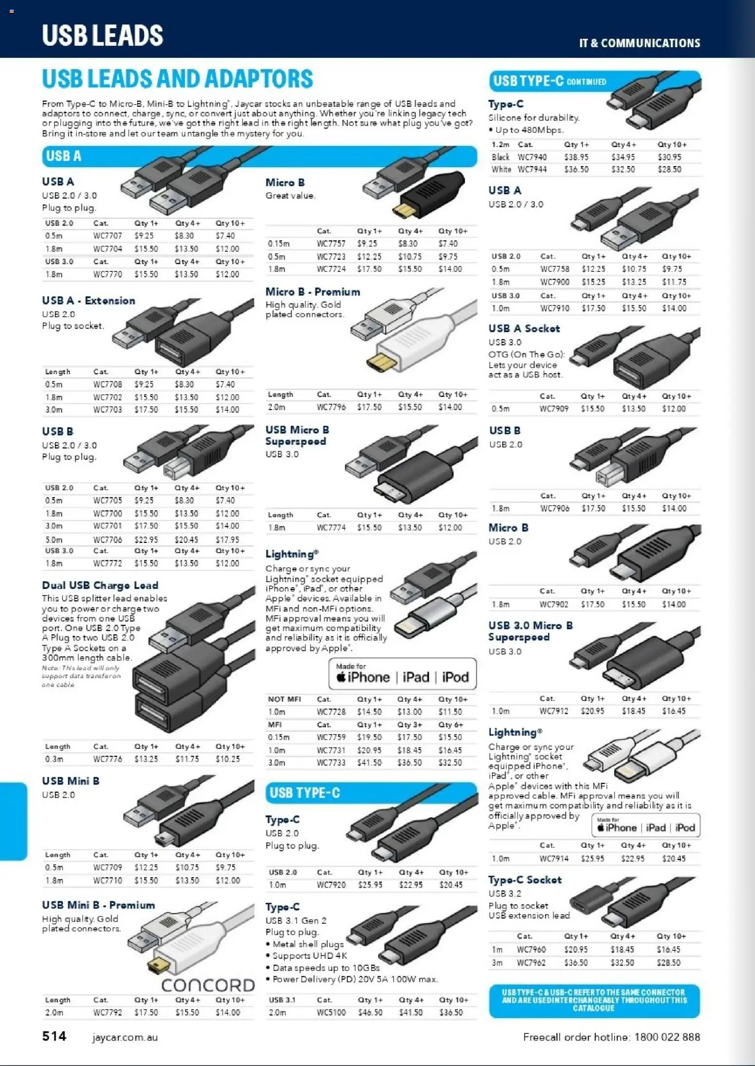 Jaycar catalogue - valid from 31/08/2026 | Page: 512 | Products: Device, Iphone, Cable, Connector