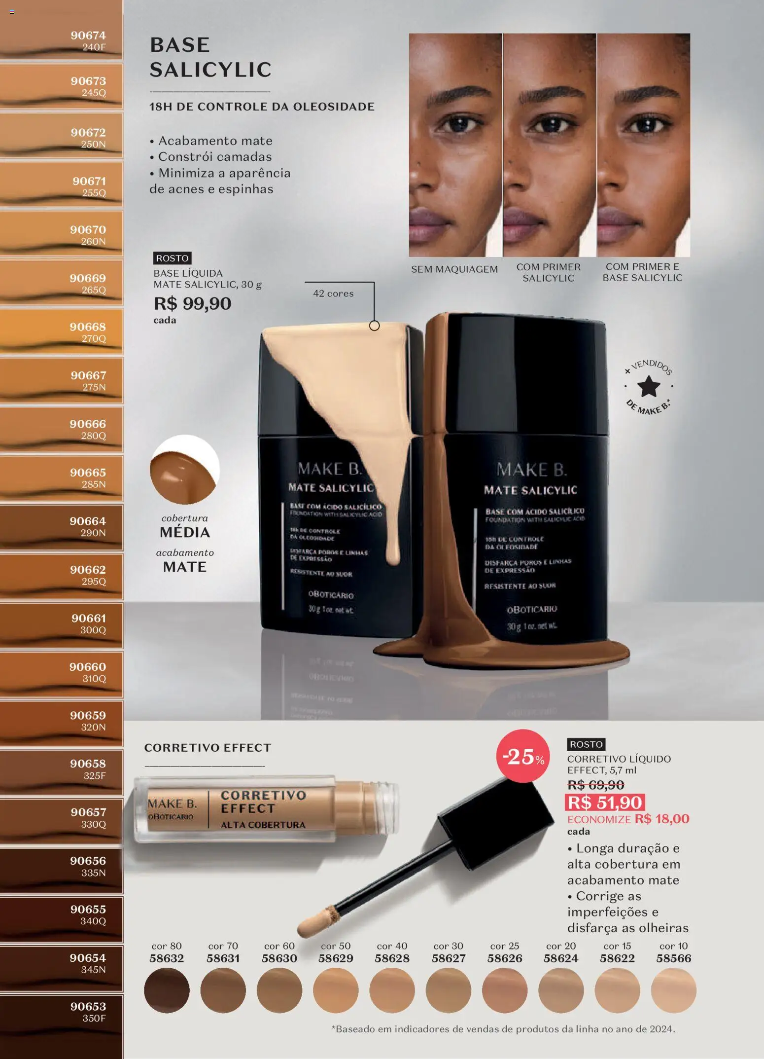 O Boticário Folheto - válido de 29/06/2026 | Página: 130 | Produtos: Maquiagem, Corretivo, Base, Primer