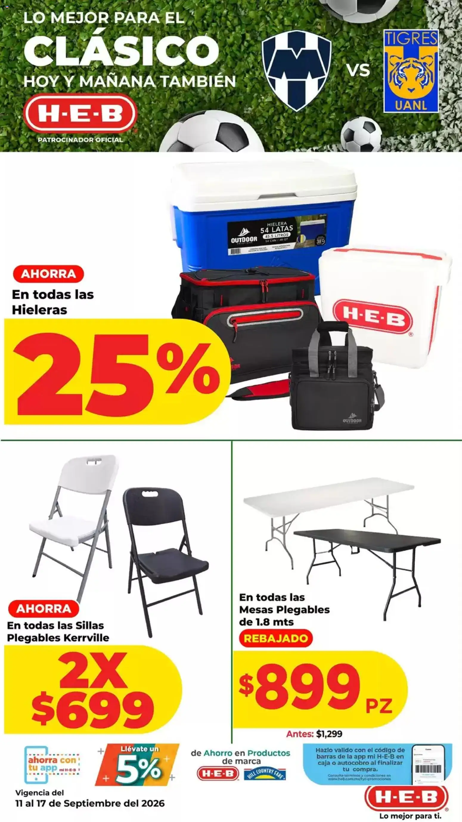 Nuevas ofertas de H-E-B válidas en toda la República Mexicana desde el 11/09/2026. ¡Encuentra las mejores ofertas en H-E-B folleto! | Página: 4