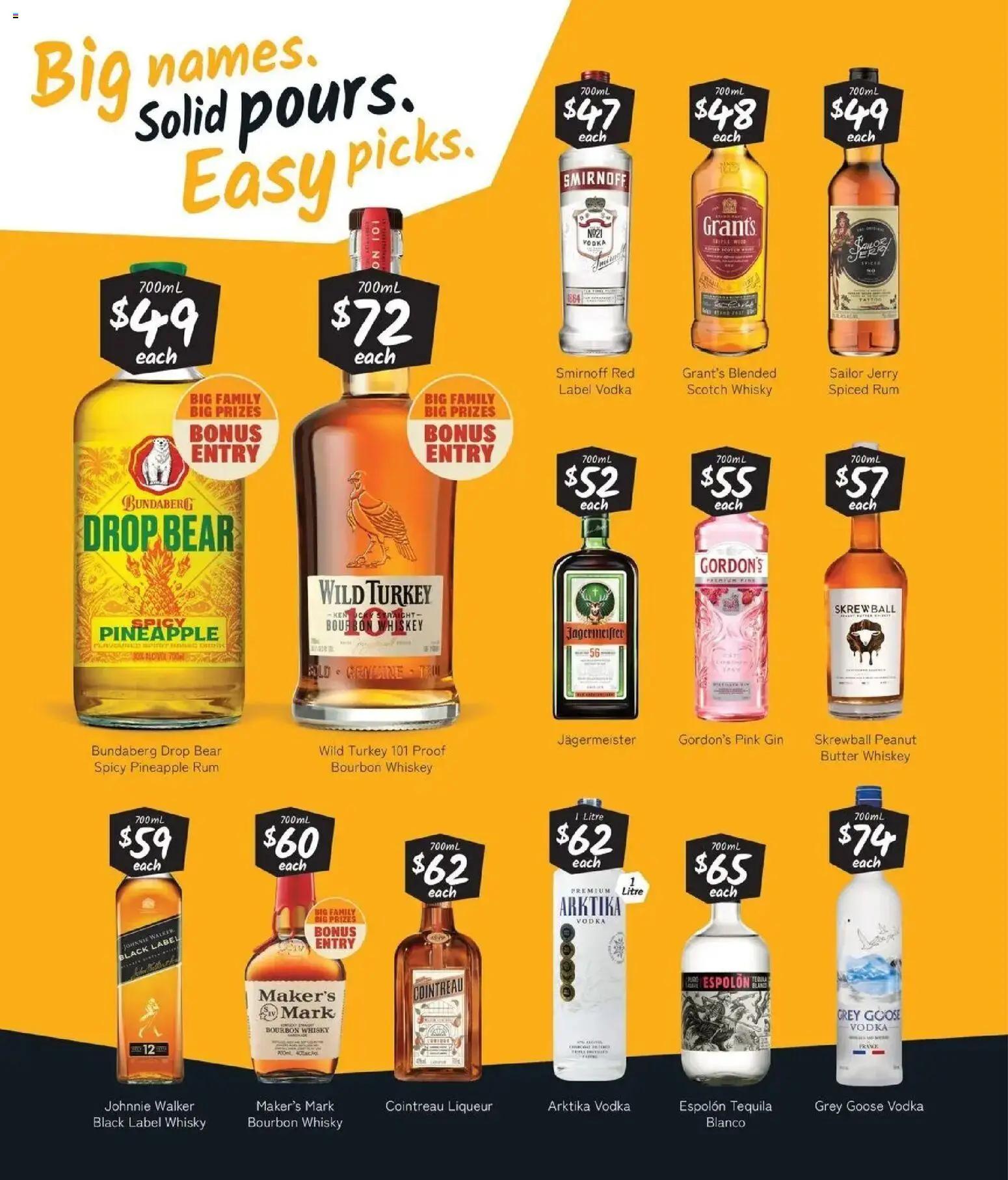 Cellarbrations catalogue - valid from 13/07/2026 | Page: 4 | Products: Grey Goose, Tequila, Gin, Vodka