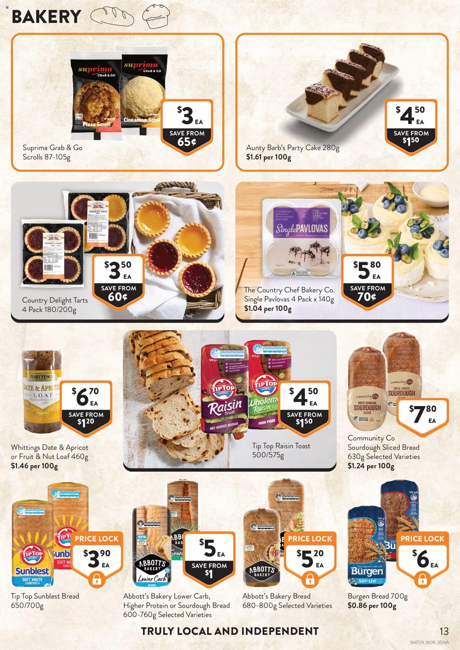 Foodworks catalogue - valid from 16/09/2026 | Page: 13 | Products: Sugar, Fruit, Toast, Date
