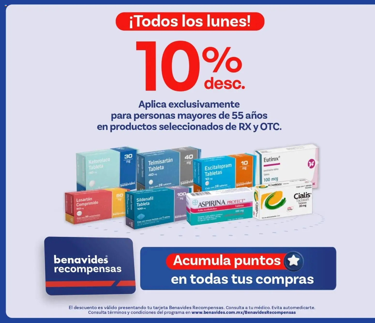 Nuevas ofertas de Farmacia Benavides válidas en toda la República Mexicana desde el 01/08/2026. ¡Encuentra las mejores ofertas en Farmacia Benavides catálogo! | Página: 14