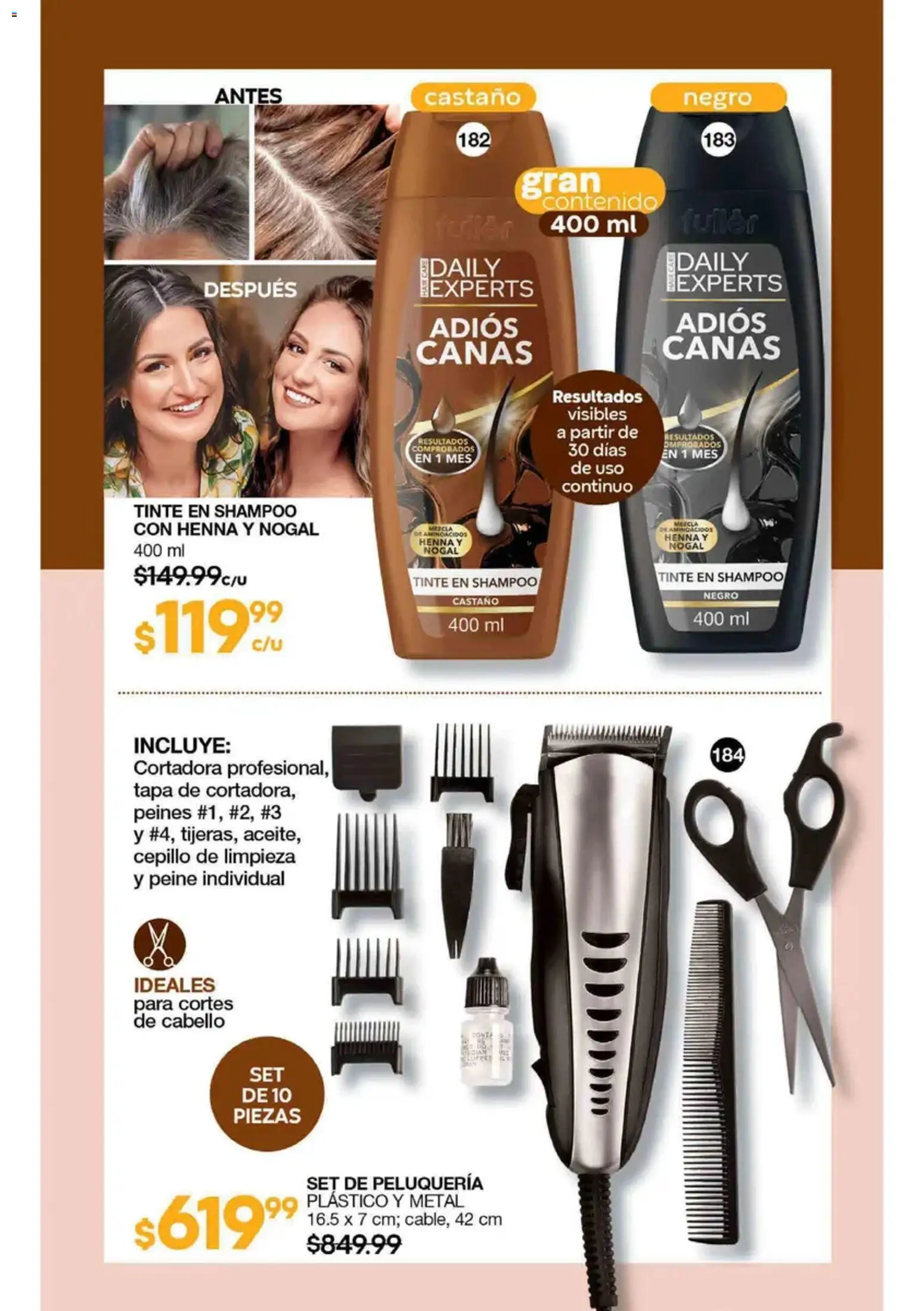 Nuevas ofertas de Fuller válidas en toda la República Mexicana desde el 19/08/2026. ¡Encuentra las mejores ofertas en Fuller campaña 10 2026! | Página: 90 | Productos: Cepillo, Shampoo, Peine